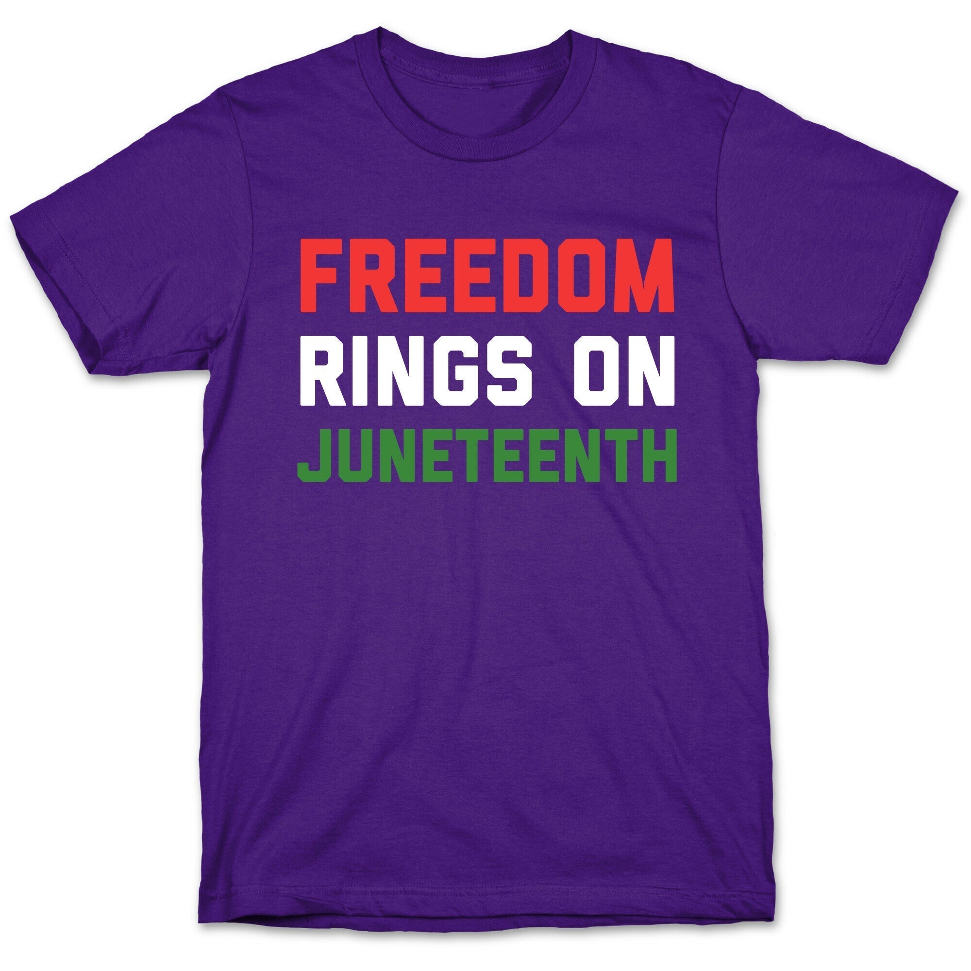 Freedom Rings On Juneteenth T-Shirt Hoodie, Sweatshirt | PureTeeCo.com (Image 5)