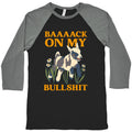 Back On My Bullshit (goat) Baseball Tee Hoodie, Sweatshirt | PureTeeCo.com (Image 1)