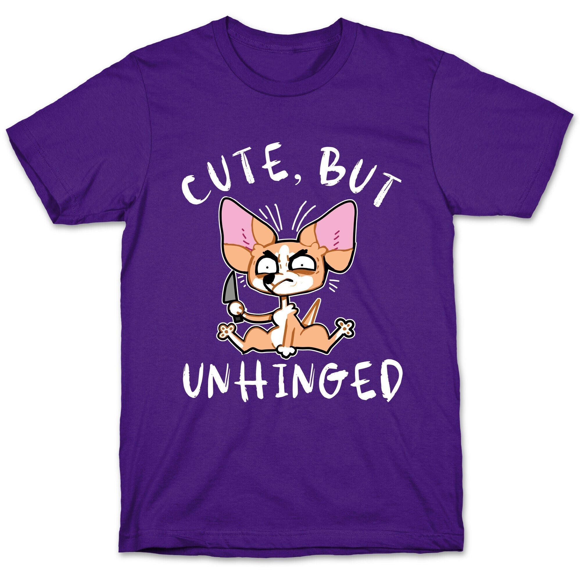 Cute, But Unhinged  T-Shirt Hoodie, Sweatshirt | PureTeeCo.com (Image 5)