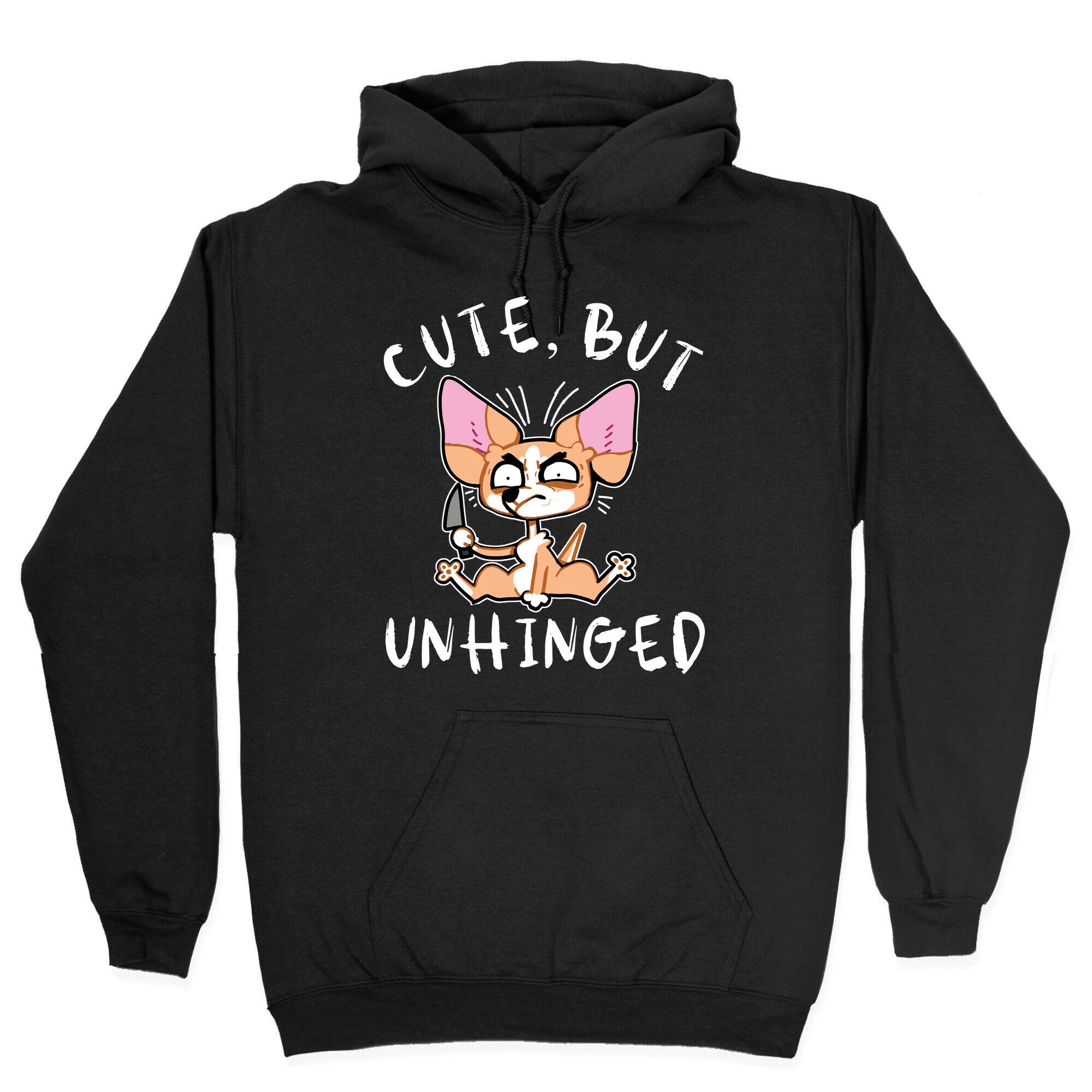 Cute, But Unhinged Hoodie T-Shirts, Sweatshirt | PureTeeCo.com (Image 2)