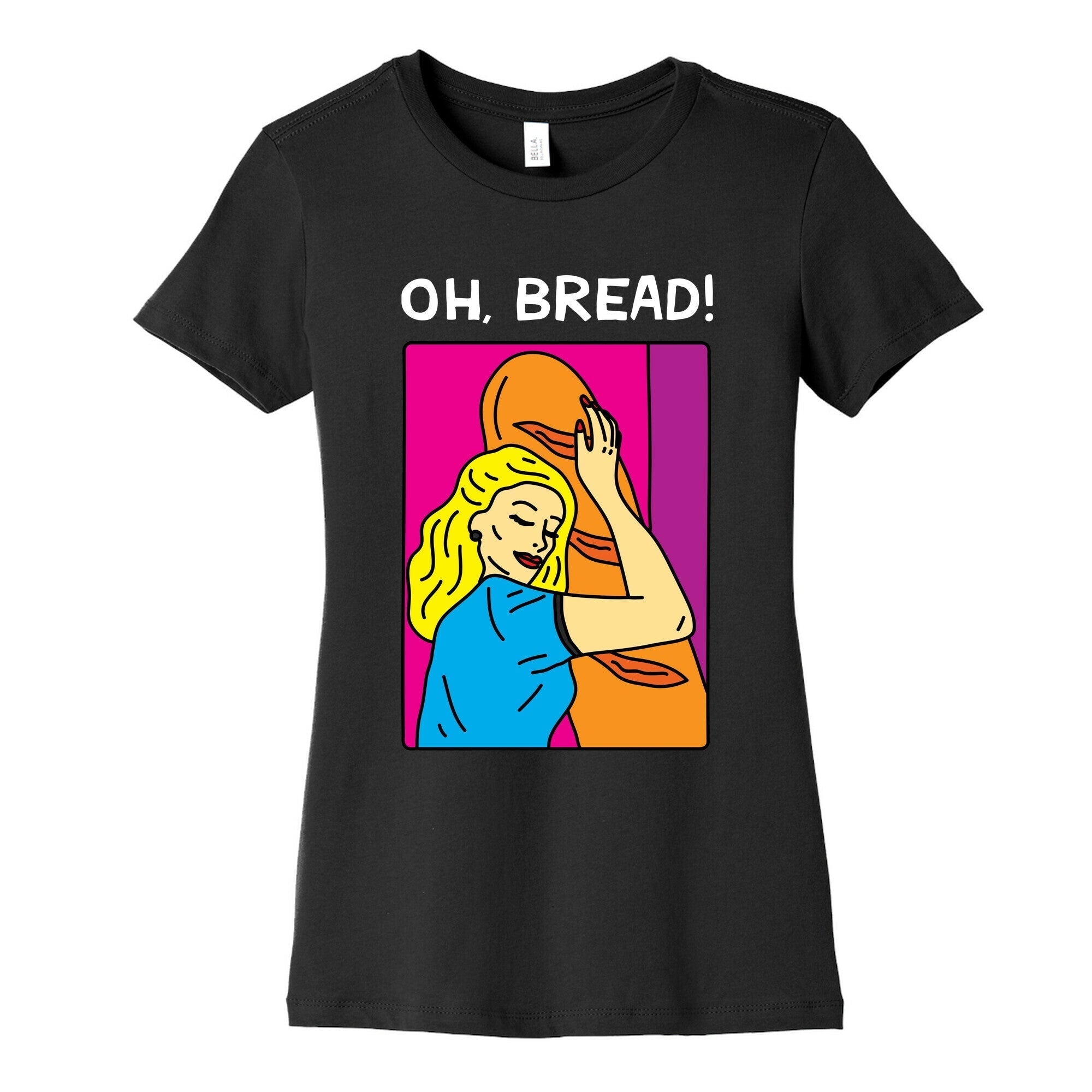 A Bread Love Story Comic  Women's Cotton Tee Hoodie, Sweatshirt | PureTeeCo.com (Image 5)
