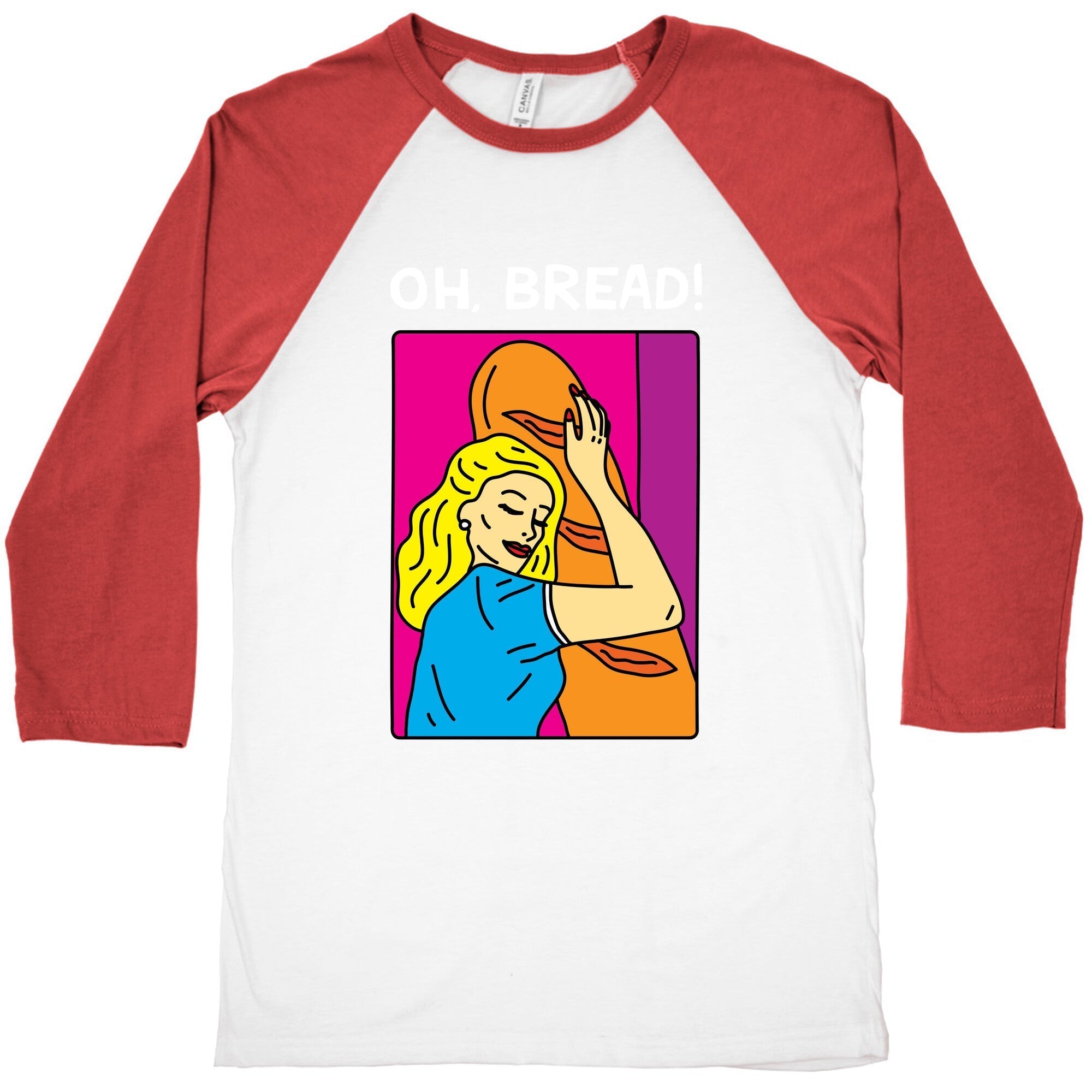 A Bread Love Story Comic  Baseball Tee Hoodie, Sweatshirt | PureTeeCo.com (Image 4)