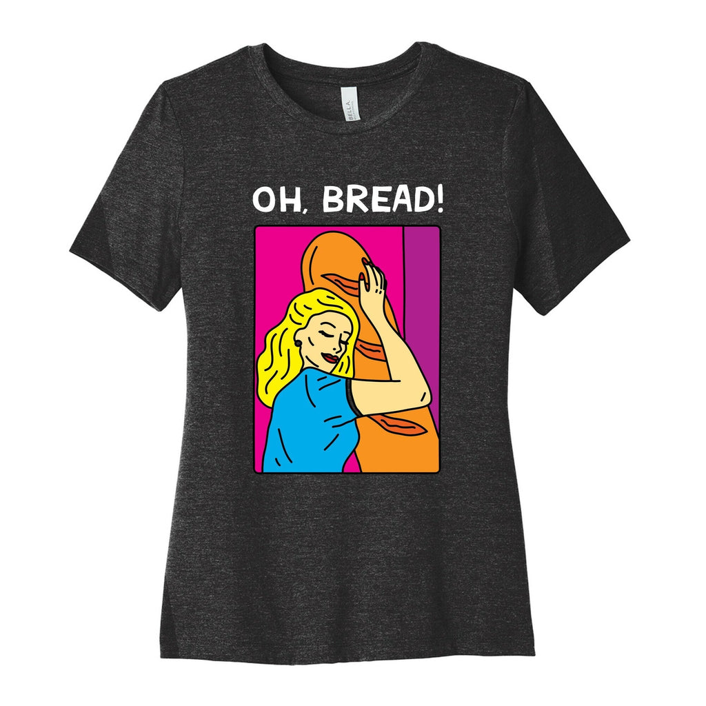 A Bread Love Story Comic  Women's Cotton Tee Hoodie, Sweatshirt | PureTeeCo.com (Image 1)