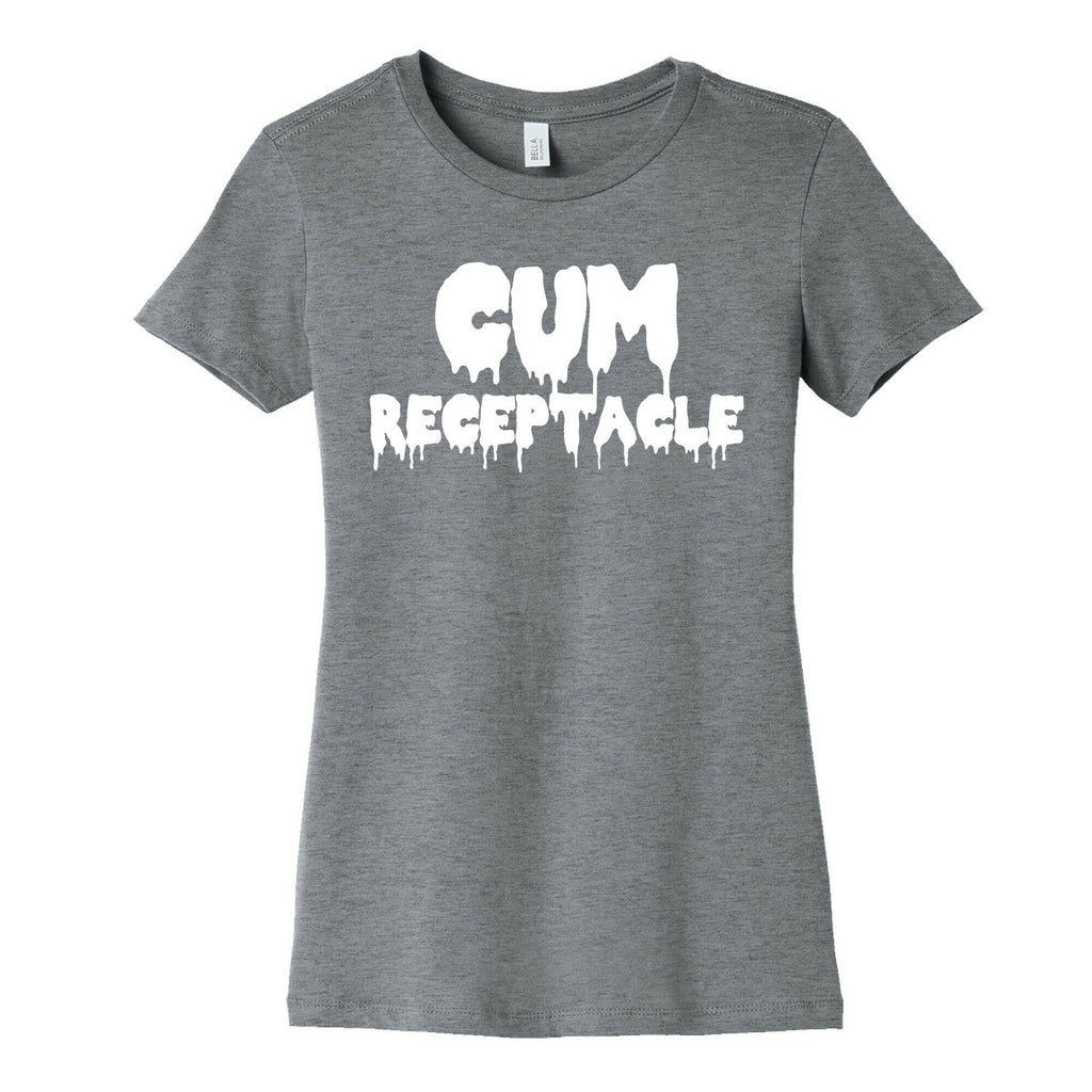 Cum Receptacle Women's Cotton Tee Hoodie, Sweatshirt | PureTeeCo.com (Image 5)