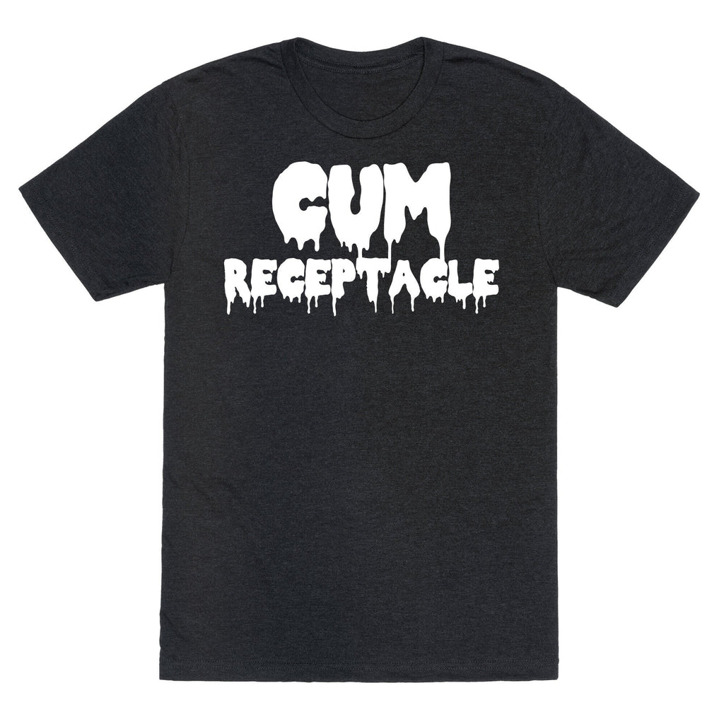 Cum Receptacle Unisex Triblend Tee Hoodie, Sweatshirt | PureTeeCo.com (Image 2)