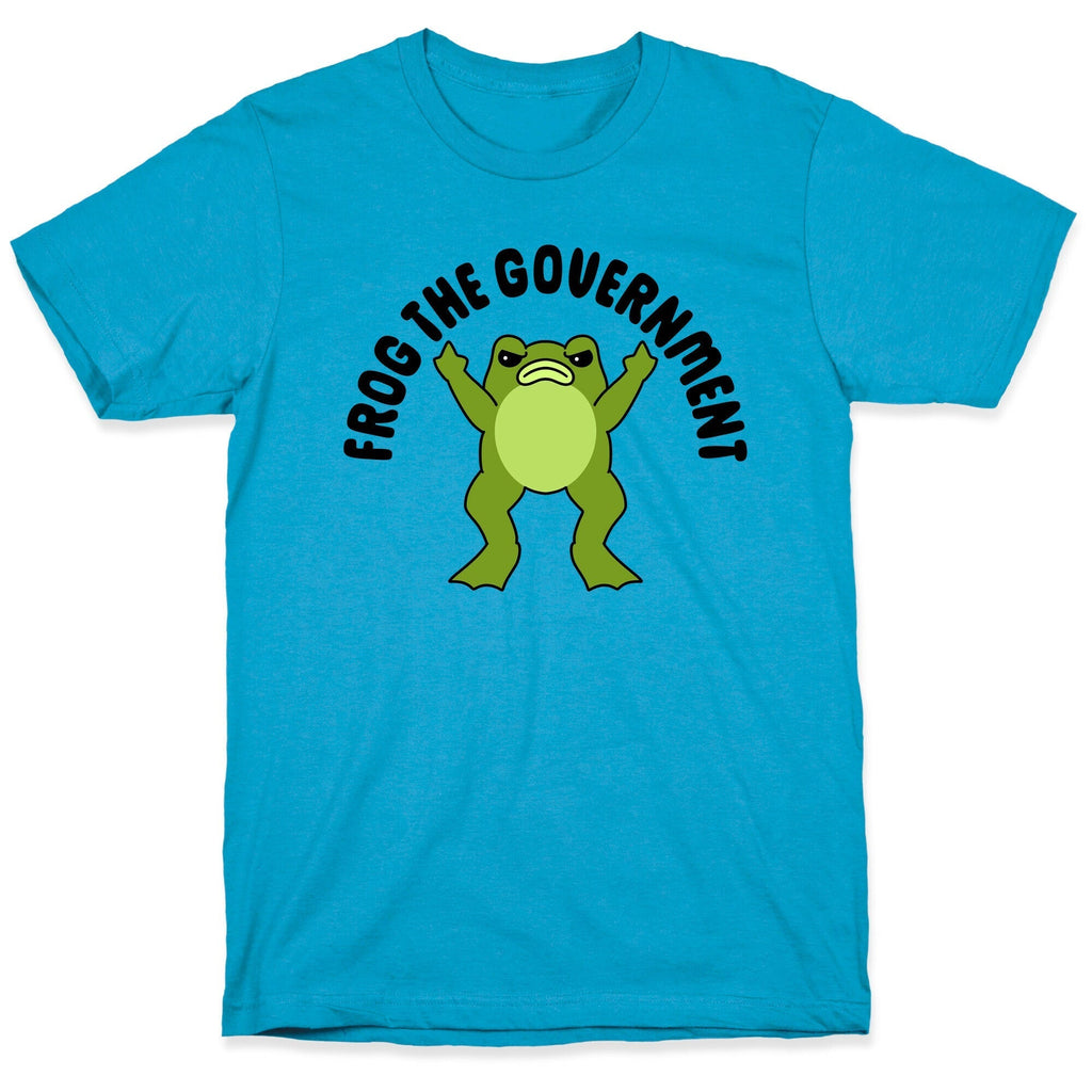 Frog The Government Unisex Triblend Tee Hoodie, Sweatshirt | PureTeeCo.com (Image 5)