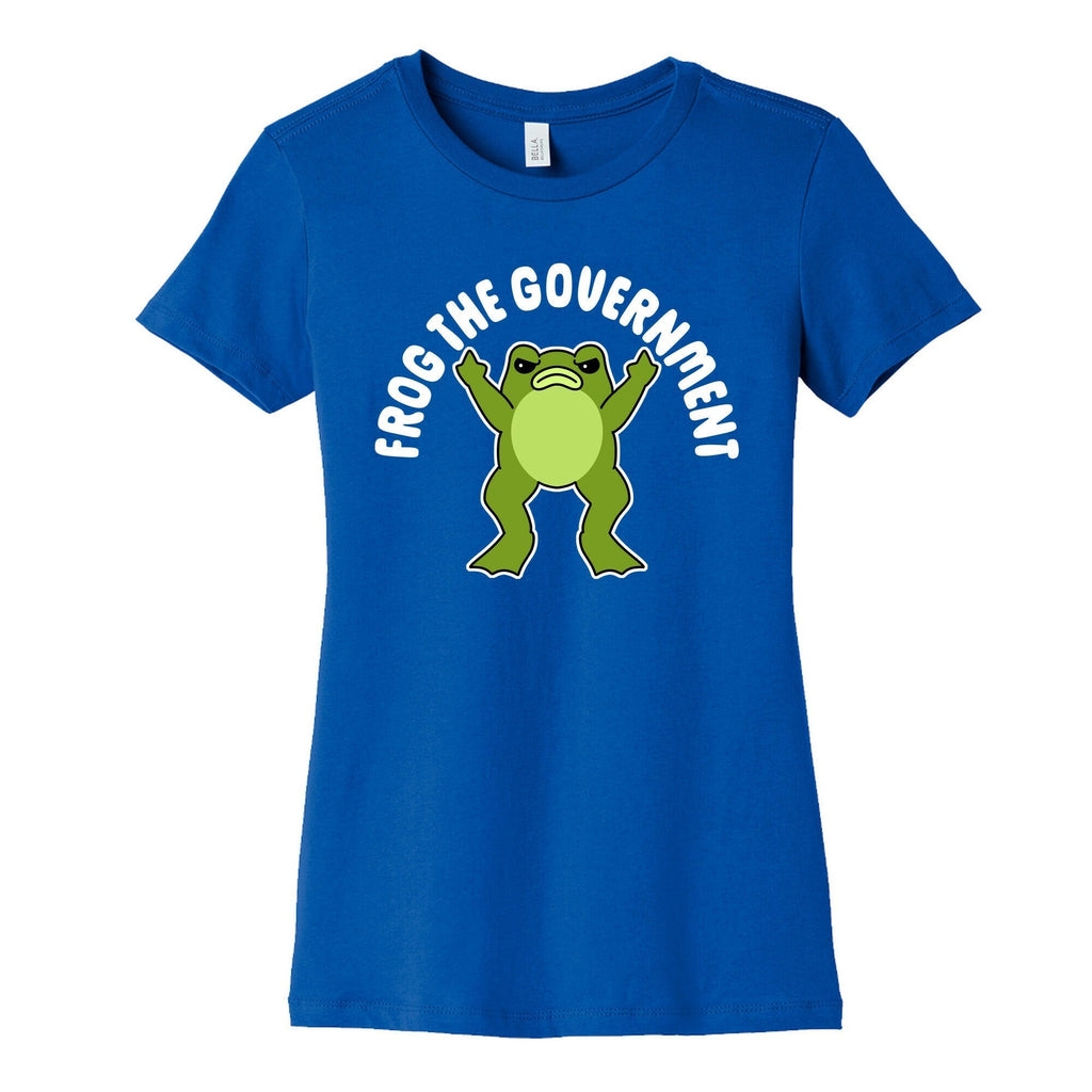 Frog The Government Womens Cotton Tee Hoodie, Sweatshirt | PureTeeCo.com (Image 2)