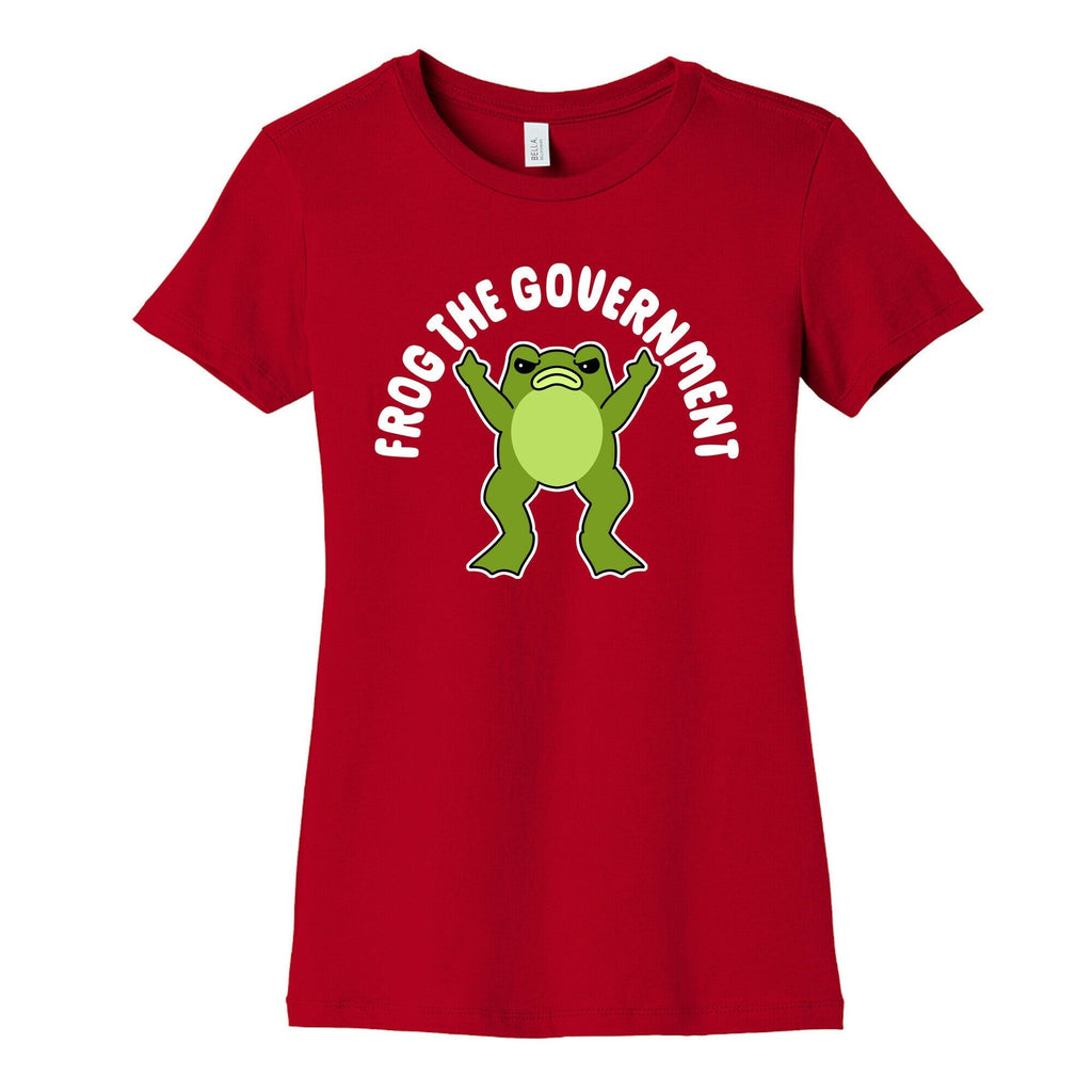 Frog The Government Womens Cotton Tee Hoodie, Sweatshirt | PureTeeCo.com (Image 4)