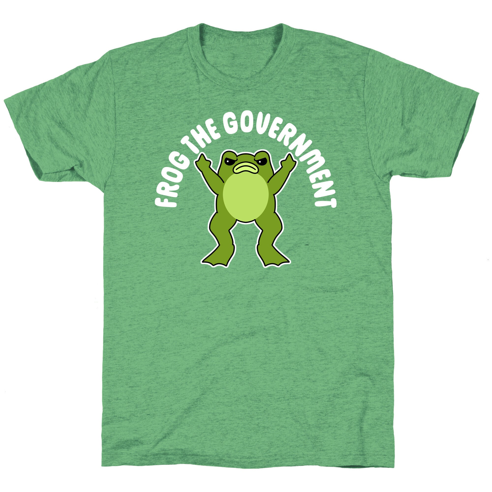 Frog The Government Unisex Triblend Tee Style001 Hoodie, Sweatshirt | PureTeeCo.com (Image 2)