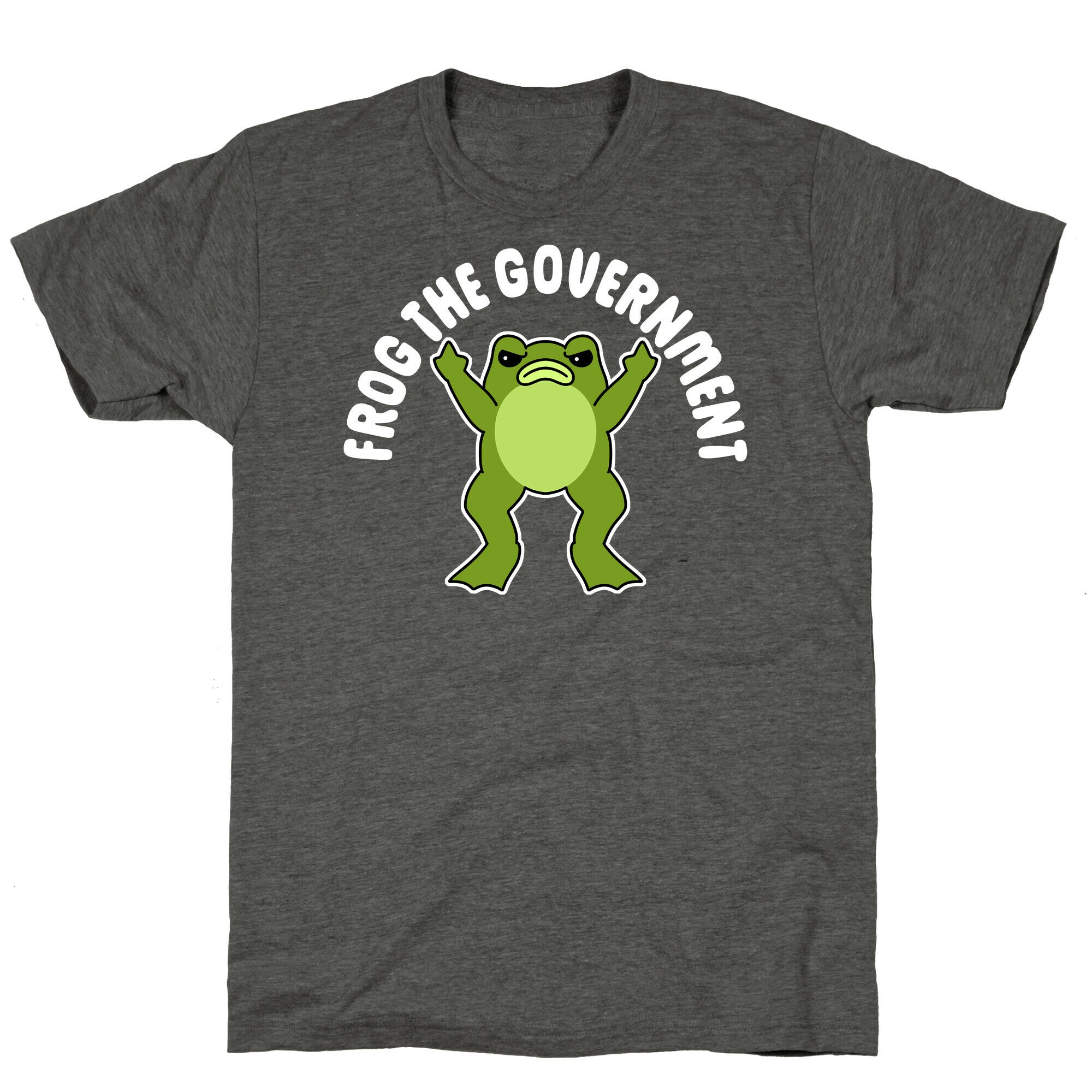 Frog The Government Unisex Triblend Tee Style001 Hoodie, Sweatshirt | PureTeeCo.com (Image 3)