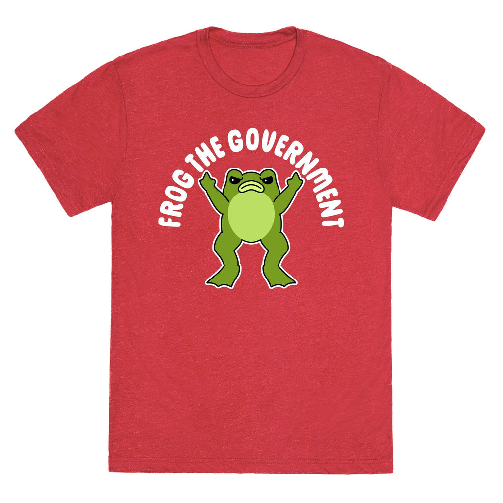 Frog The Government Unisex Triblend Tee Style001 Hoodie, Sweatshirt | PureTeeCo.com (Image 4)