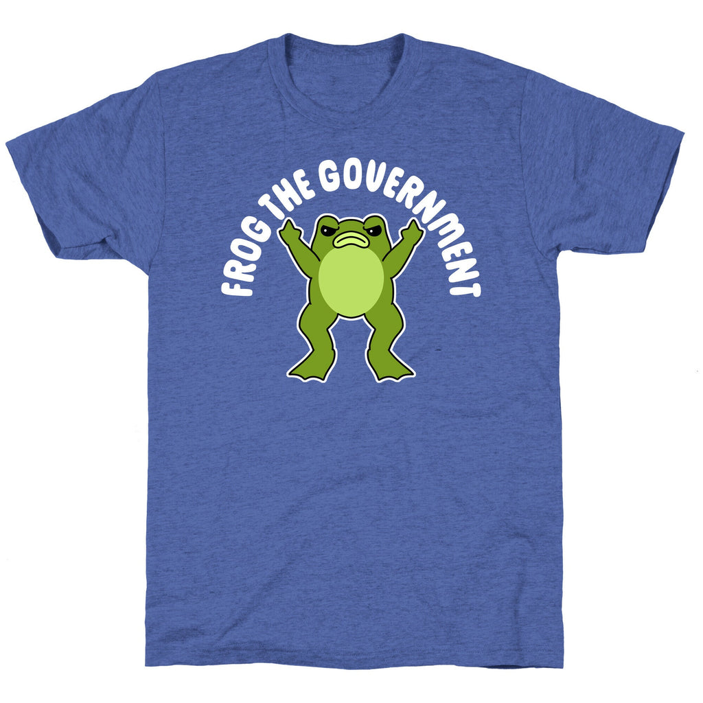 Frog The Government Unisex Triblend Tee Style001 Hoodie, Sweatshirt | PureTeeCo.com (Image 5)