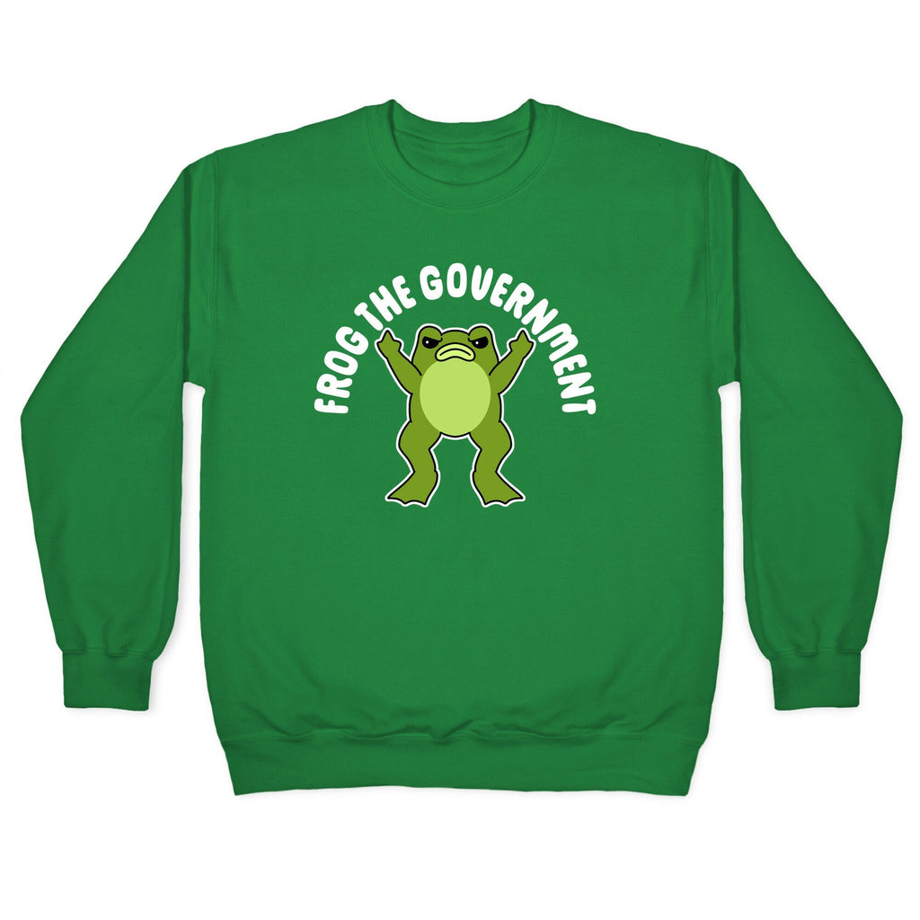 Frog The Government Crewneck Sweatshirt Style001 T-Shirts, Hoodie | PureTeeCo.com (Image 3)
