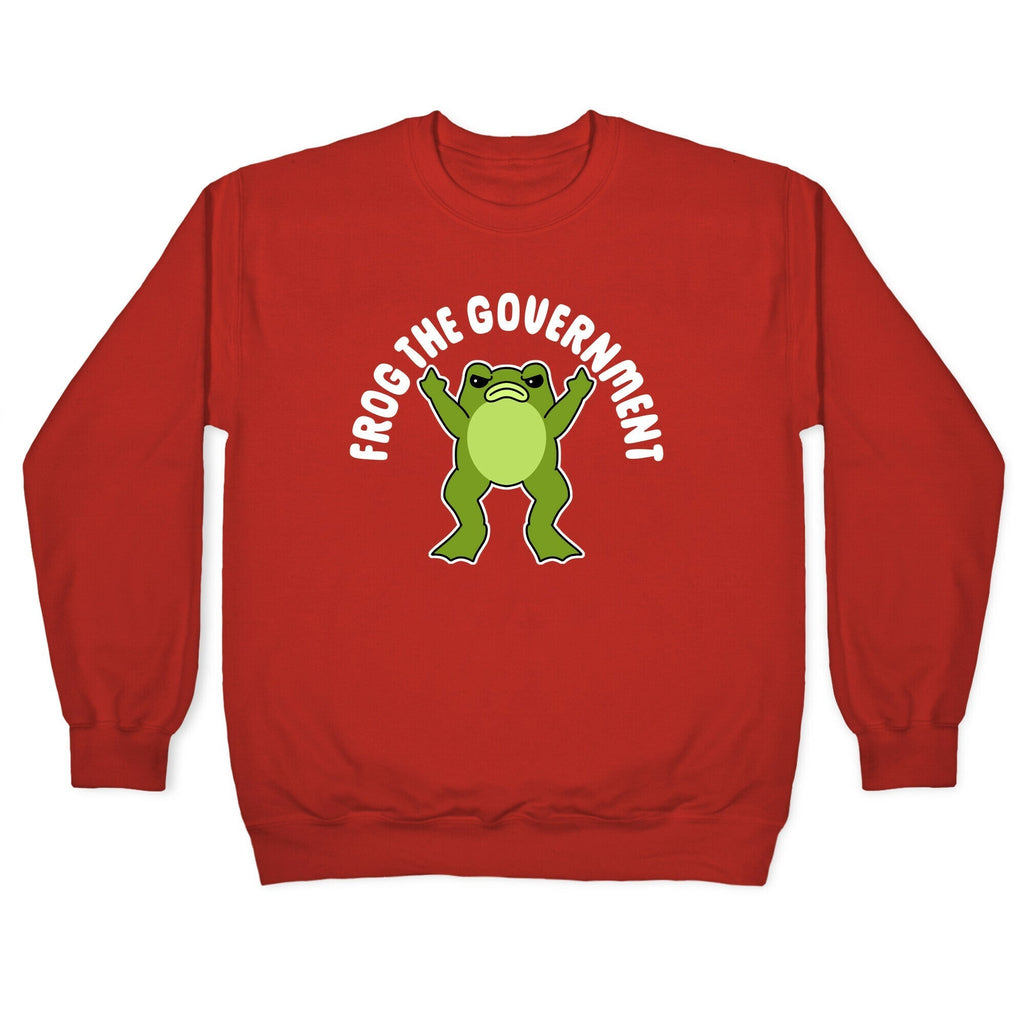Frog The Government Crewneck Sweatshirt Style001 T-Shirts, Hoodie | PureTeeCo.com (Image 5)