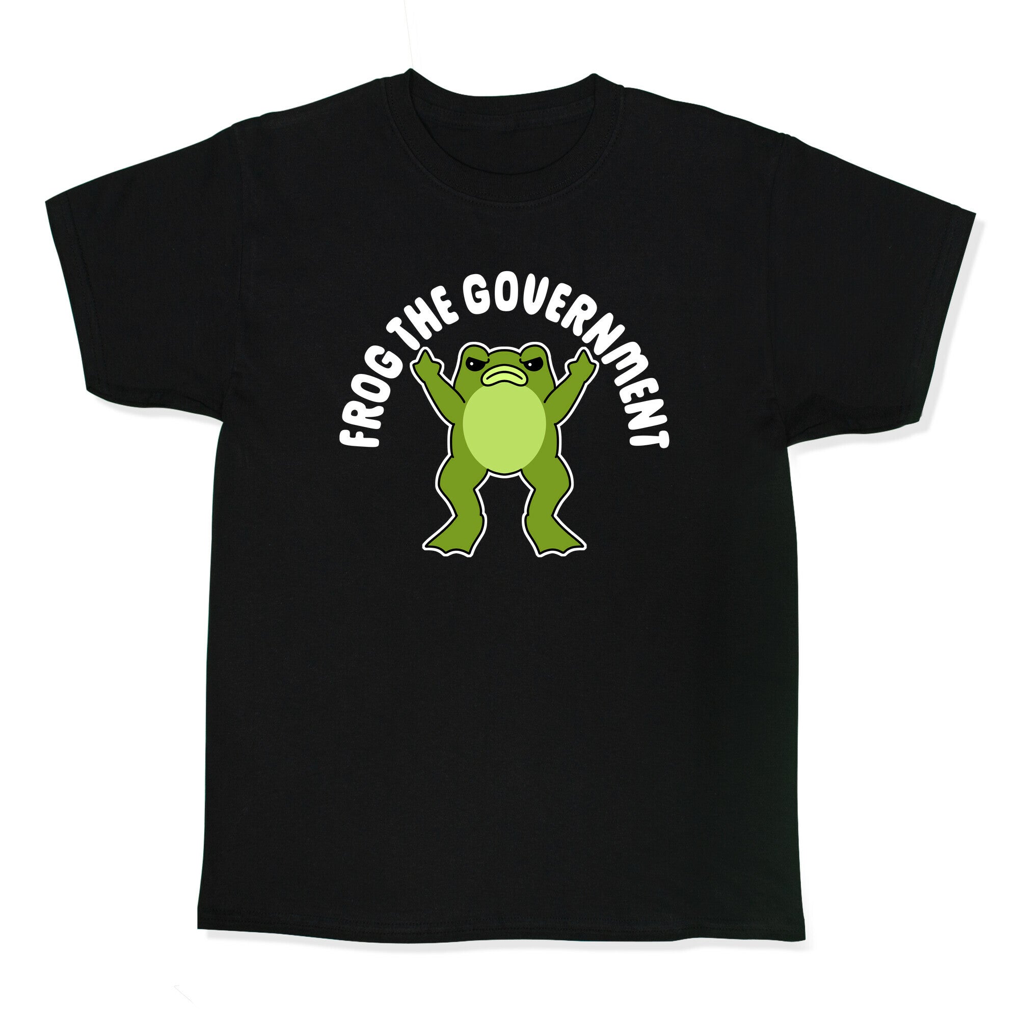 Frog The Government Kids Tee Style001 Hoodie, Sweatshirt | PureTeeCo.com (Image 1)