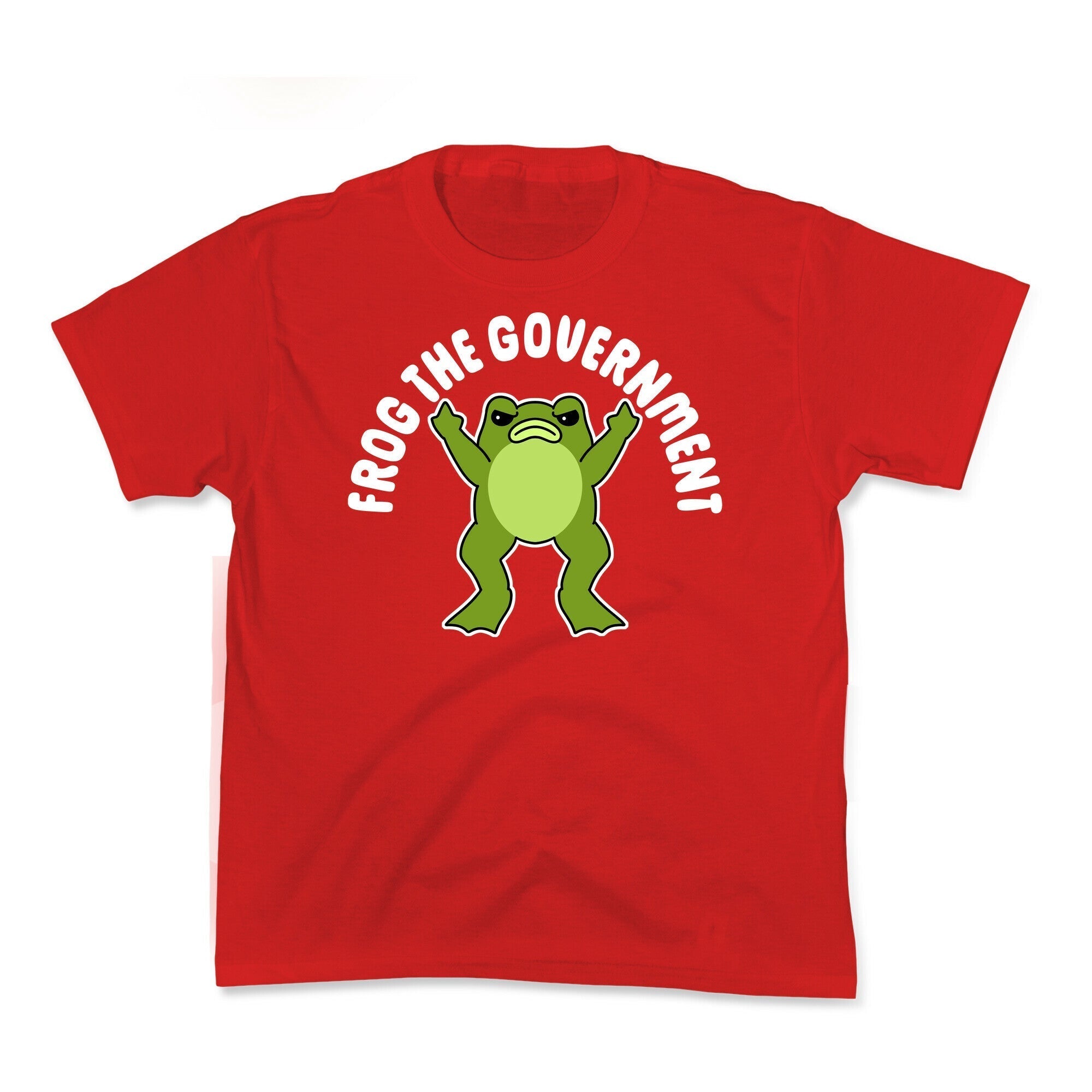 Frog The Government Kids Tee Style001 Hoodie, Sweatshirt | PureTeeCo.com (Image 3)