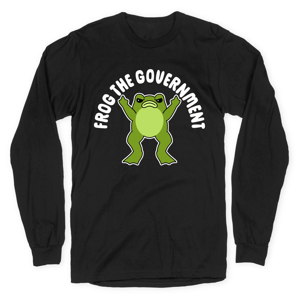 Frog The Government Longsleeve Tee Style001 Hoodie, Sweatshirt | PureTeeCo.com (Image 1)