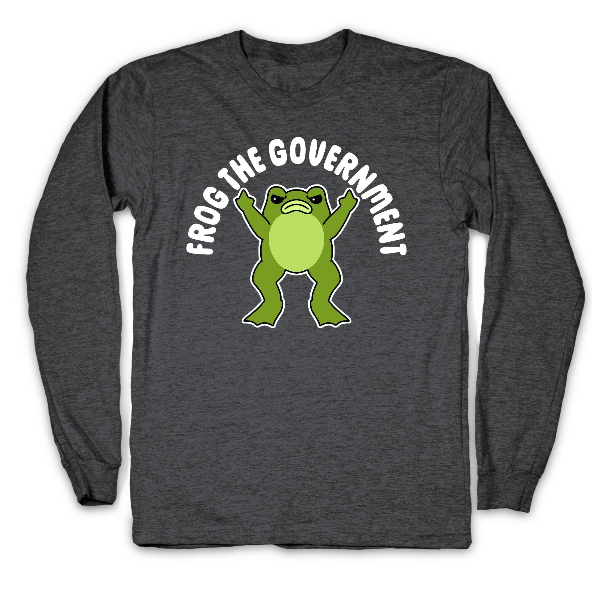 Frog The Government Longsleeve Tee Style001 Hoodie, Sweatshirt | PureTeeCo.com (Image 3)