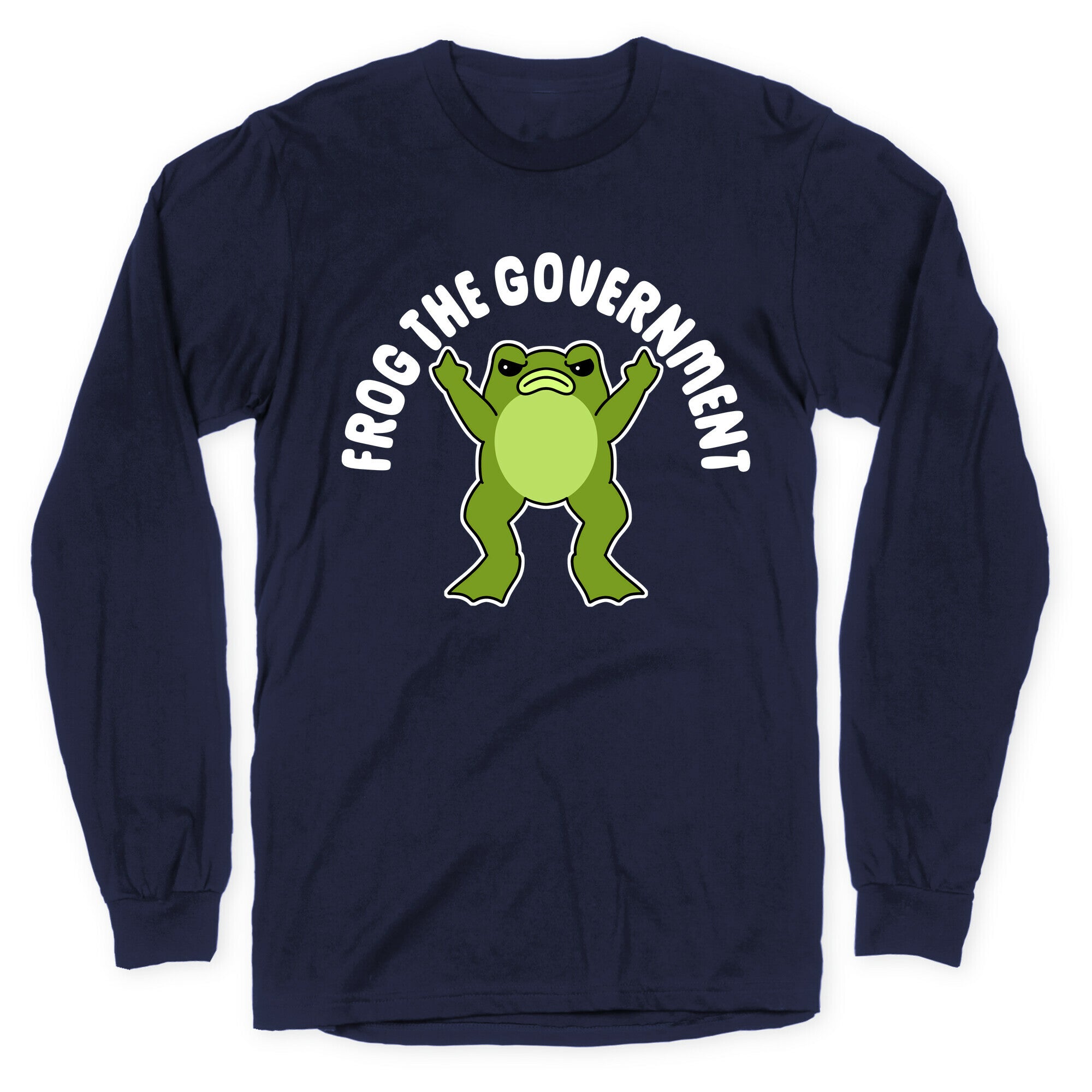 Frog The Government Longsleeve Tee Style001 Hoodie, Sweatshirt | PureTeeCo.com (Image 5)