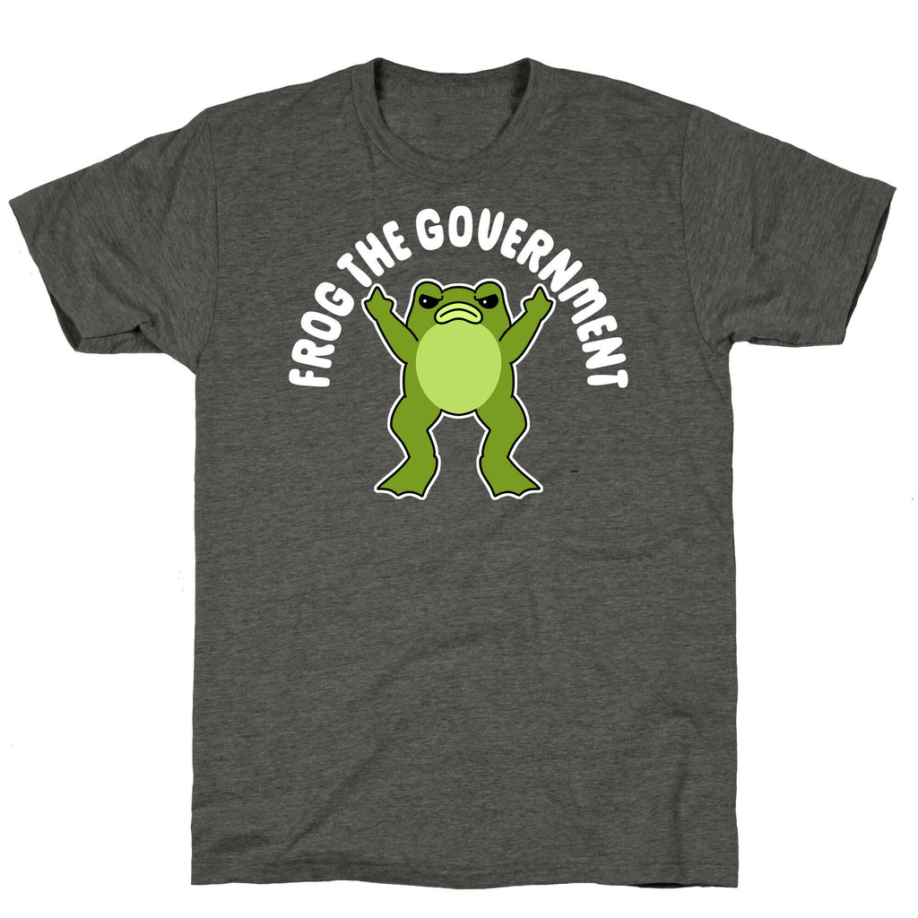 Frog The Government Unisex Triblend Tee Style002 Hoodie, Sweatshirt | PureTeeCo.com (Image 3)