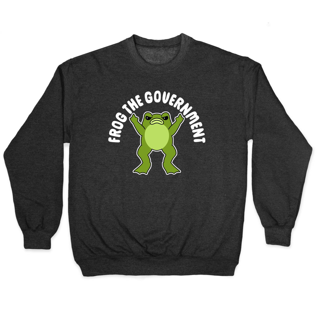 Frog The Government Crewneck Sweatshirt Style002 T-Shirts, Hoodie | PureTeeCo.com (Image 1)