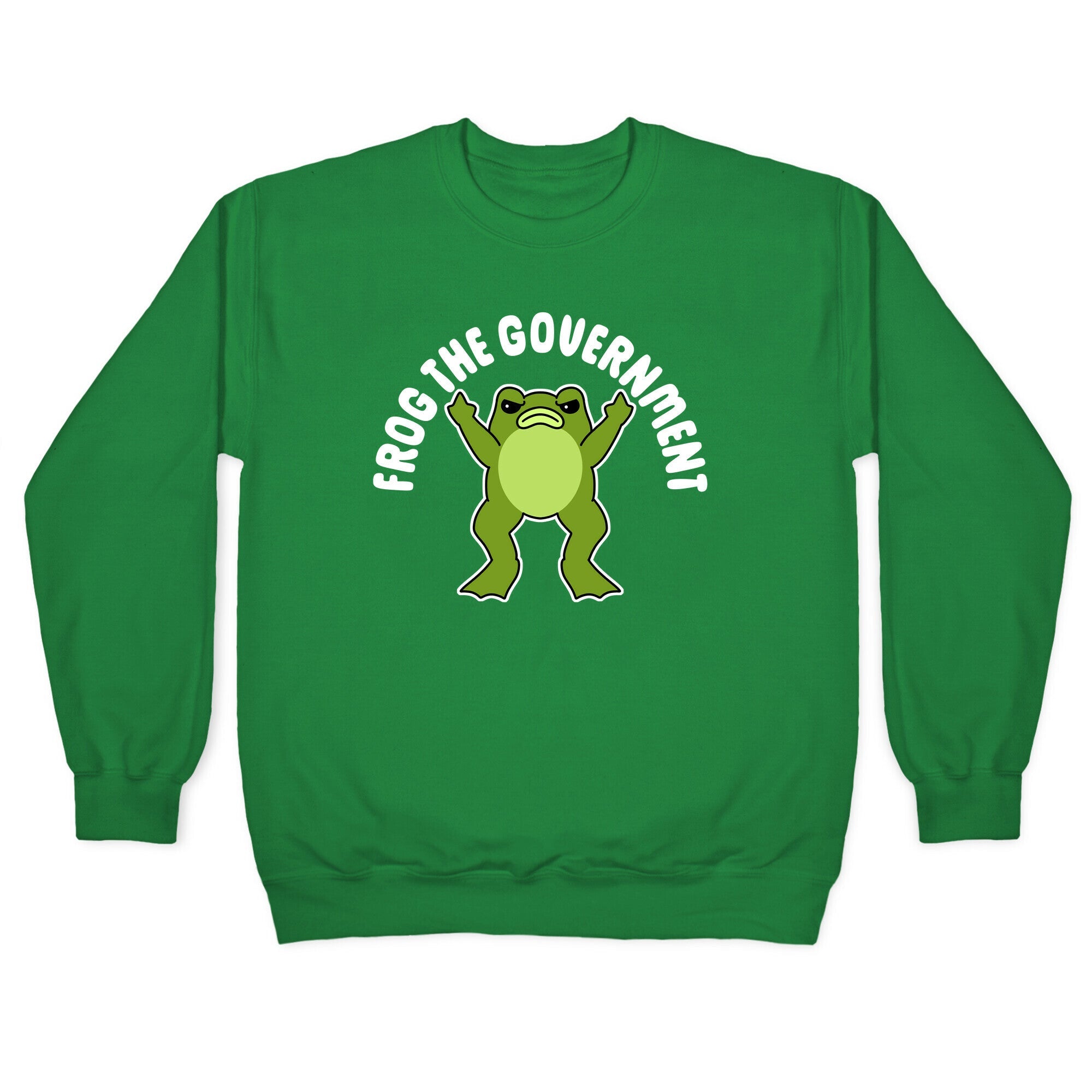Frog The Government Crewneck Sweatshirt Style002 T-Shirts, Hoodie | PureTeeCo.com (Image 3)