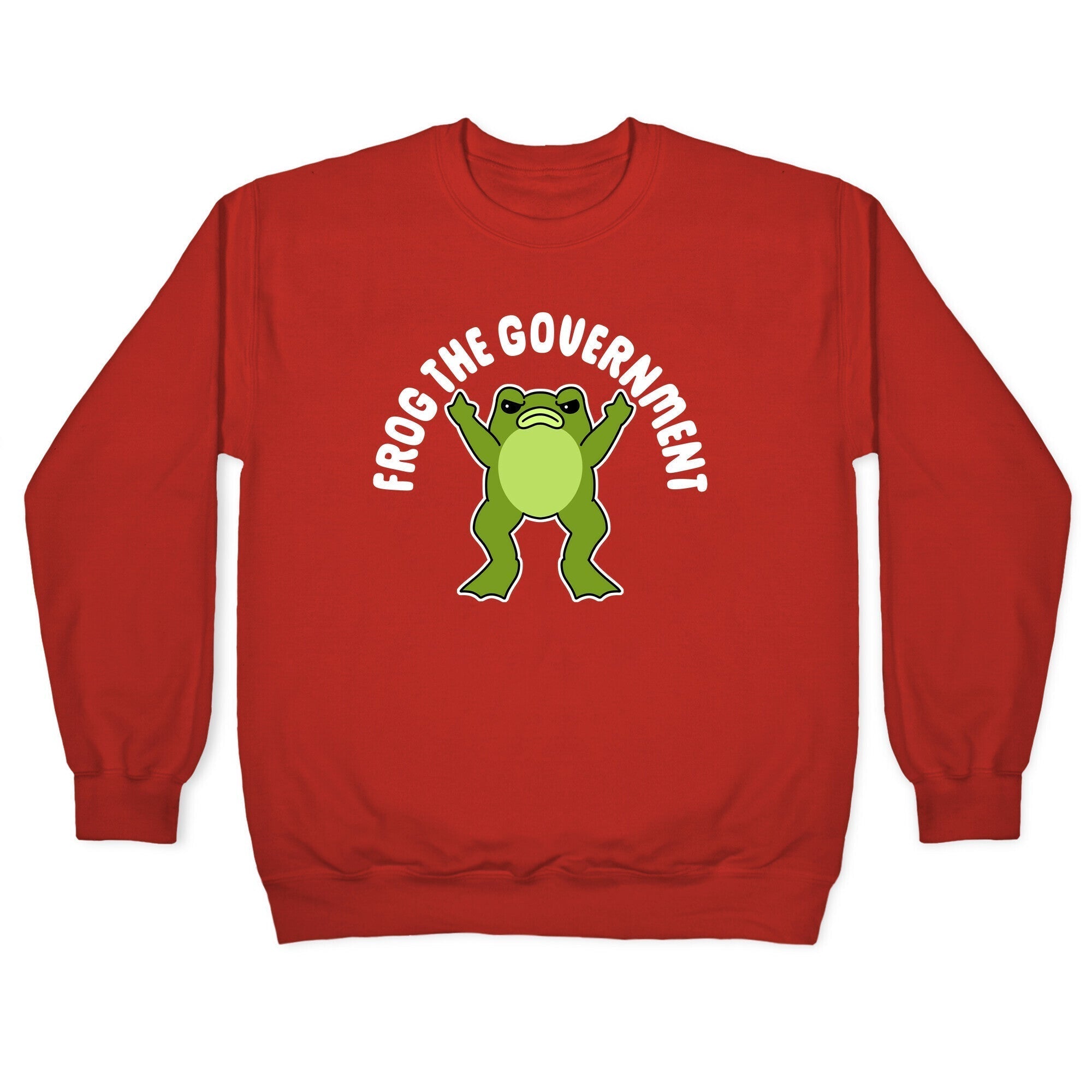 Frog The Government Crewneck Sweatshirt Style002 T-Shirts, Hoodie | PureTeeCo.com (Image 5)