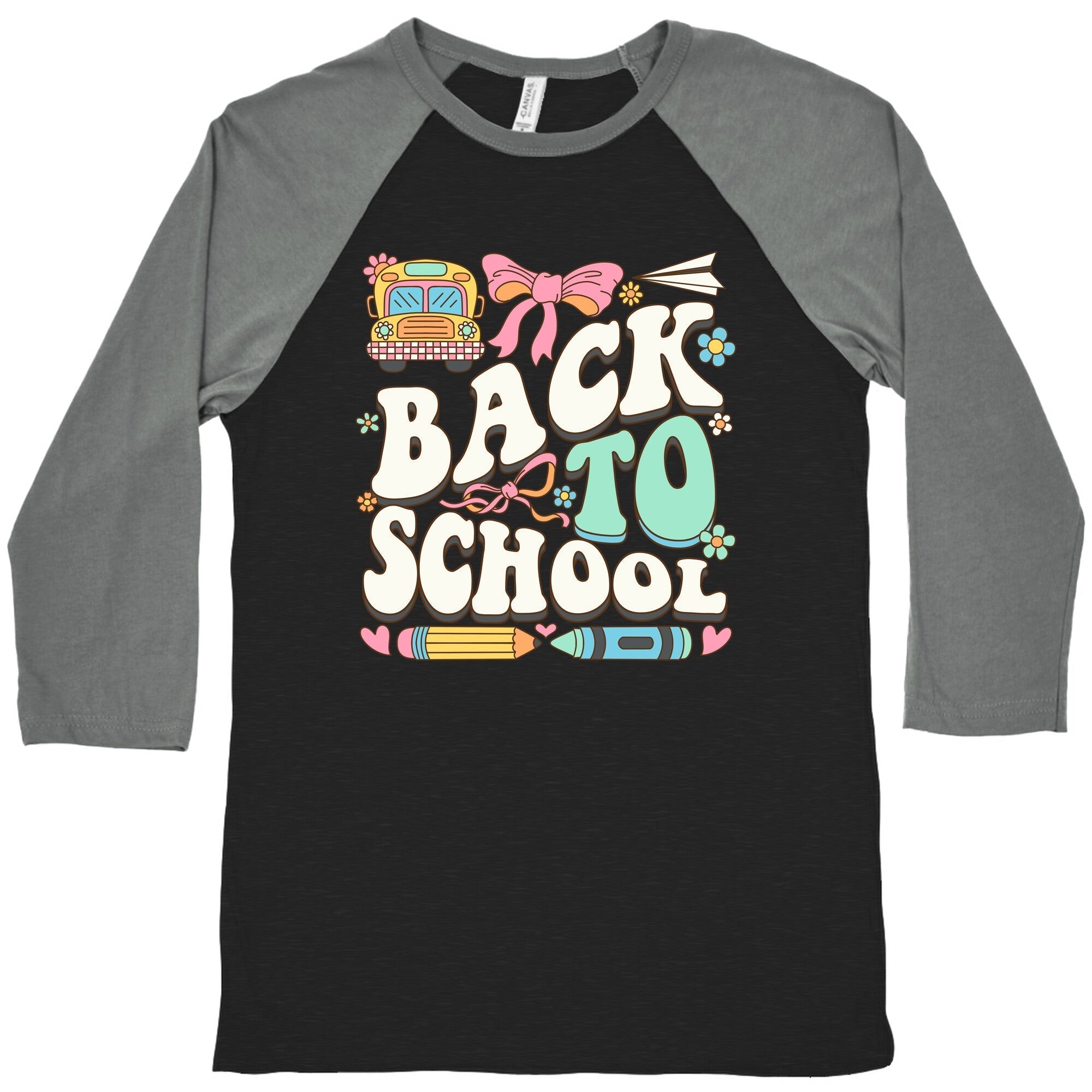 Back To School Baseball Tee Hoodie, Sweatshirt | PureTeeCo.com (Image 3)