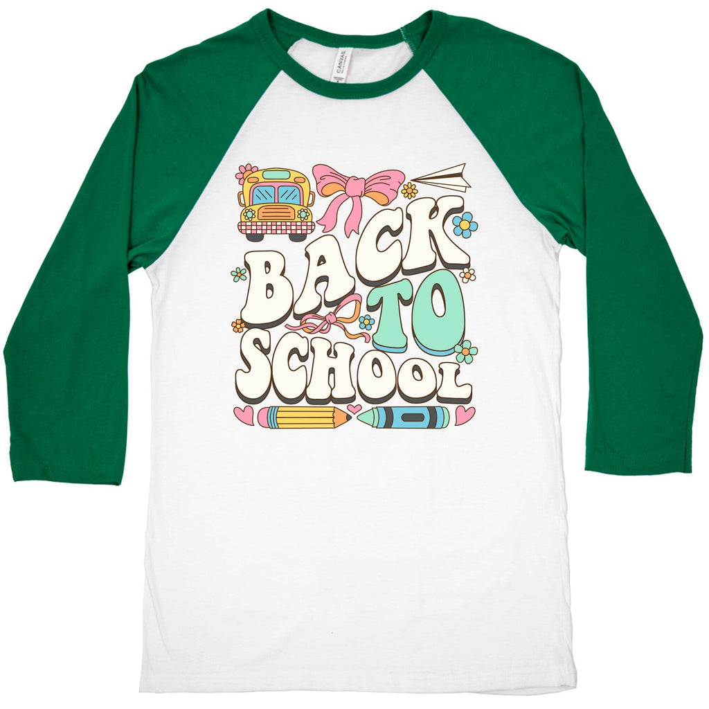 Back To School Baseball Tee Hoodie, Sweatshirt | PureTeeCo.com (Image 1)