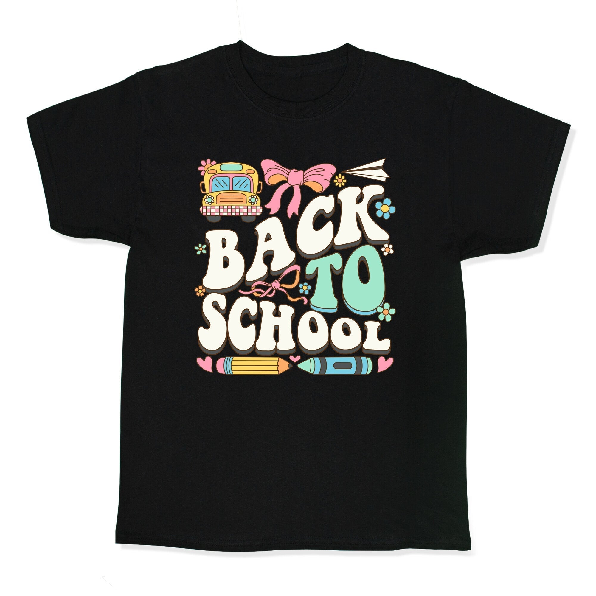 Back To School Kids Tee Style001 Hoodie, Sweatshirt | PureTeeCo.com (Image 1)