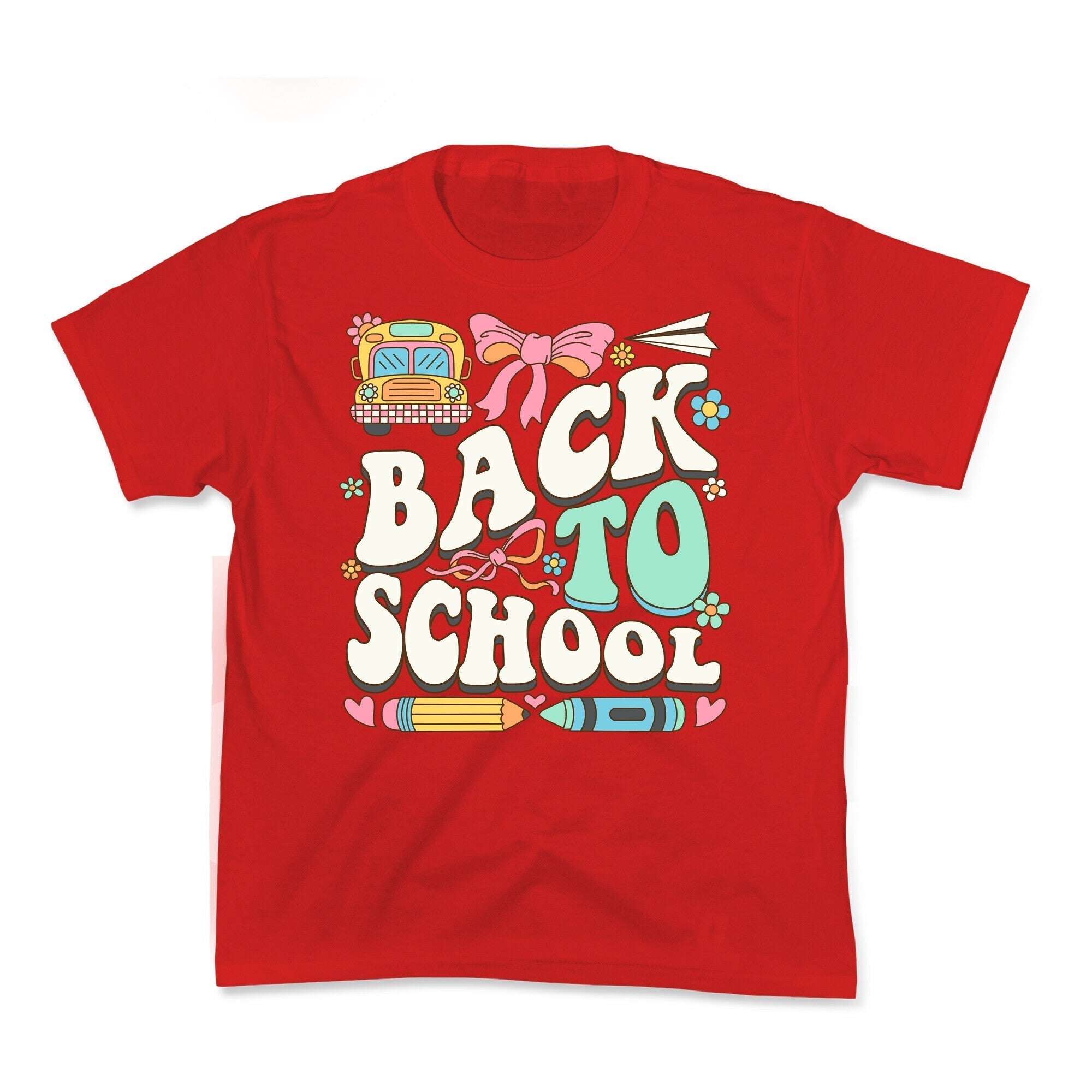 Back To School Kids Tee Style001 Hoodie, Sweatshirt | PureTeeCo.com (Image 3)