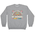 Happy First Day Of School Crewneck Sweatshirt T-Shirts, Hoodie | PureTeeCo.com (Image 1)