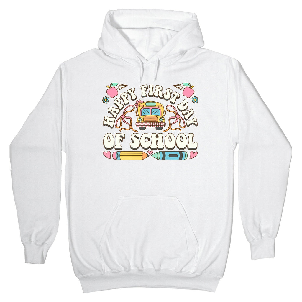 Happy First Day Of School Hoodie T-Shirts, Sweatshirt | PureTeeCo.com (Image 5)