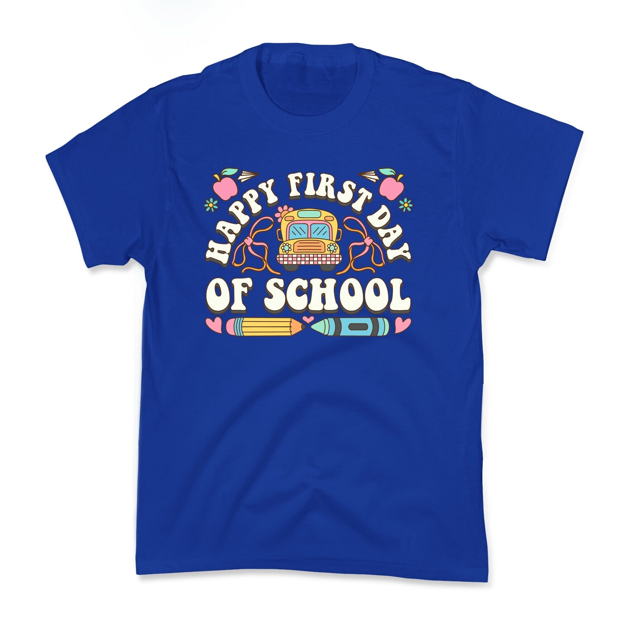 Happy First Day Of School Kids Tee Style001 Hoodie, Sweatshirt | PureTeeCo.com (Image 4)
