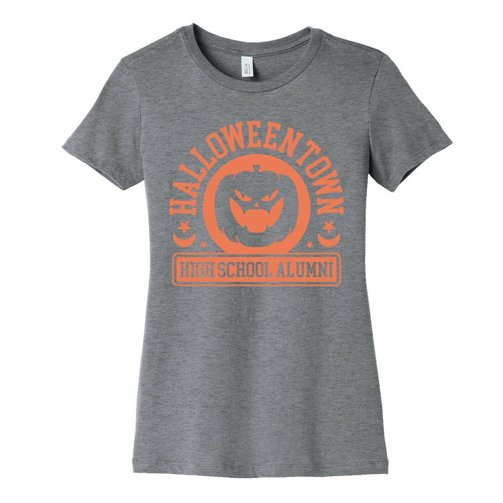 Halloween Town High School Alumni Womens Cotton Tee Hoodie, Sweatshirt | PureTeeCo.com (Image 1)