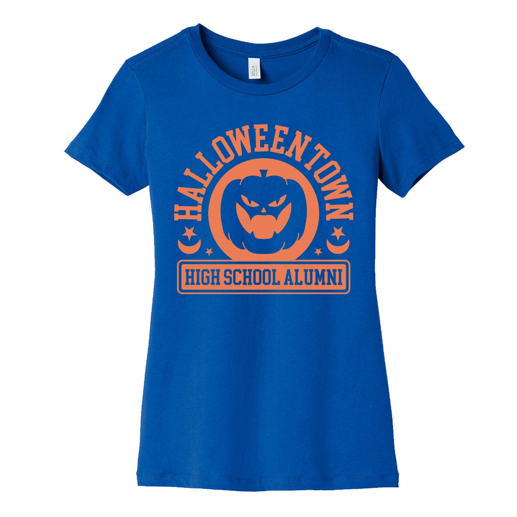 Halloween Town High School Alumni Womens Cotton Tee Hoodie, Sweatshirt | PureTeeCo.com (Image 2)