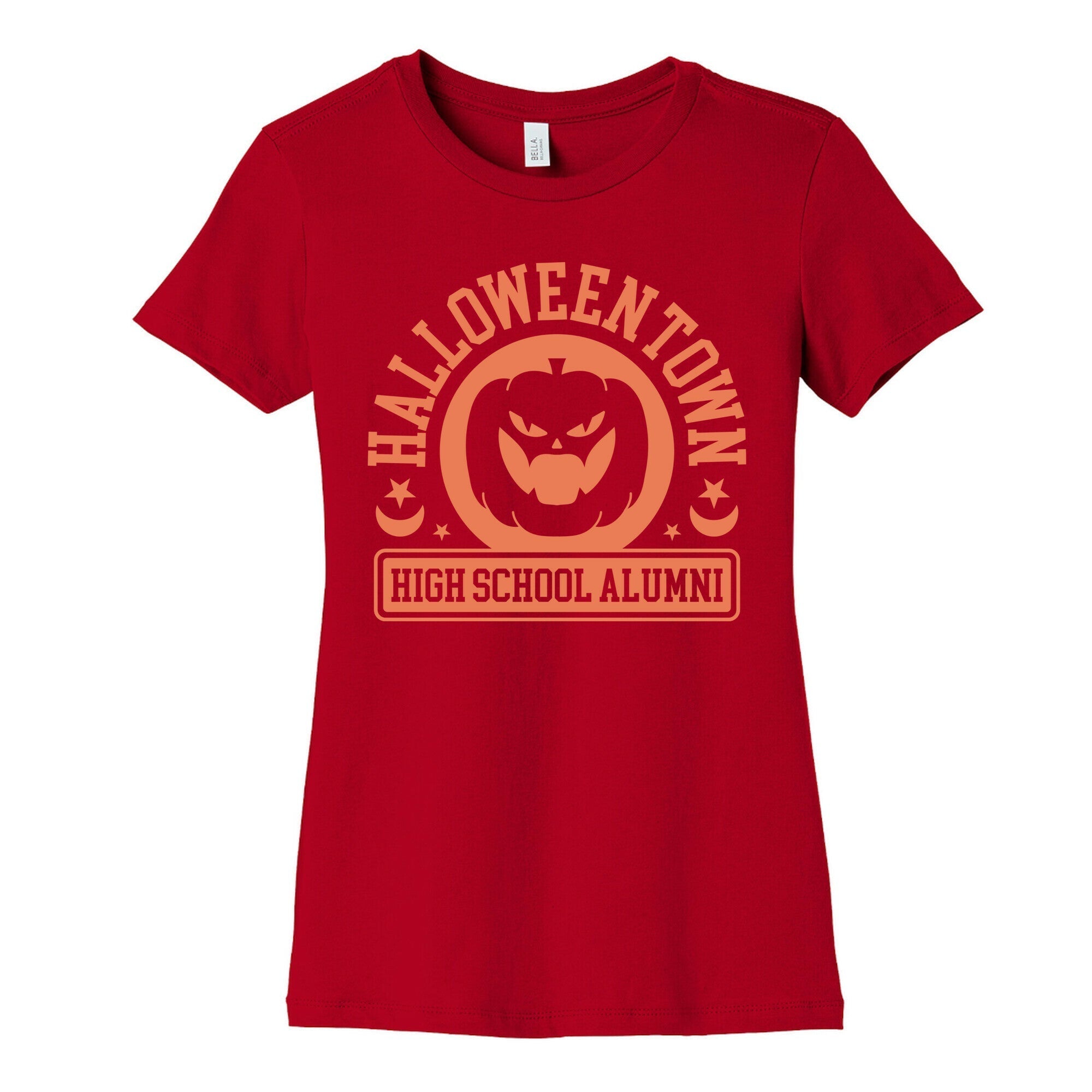 Halloween Town High School Alumni Womens Cotton Tee Hoodie, Sweatshirt | PureTeeCo.com (Image 4)