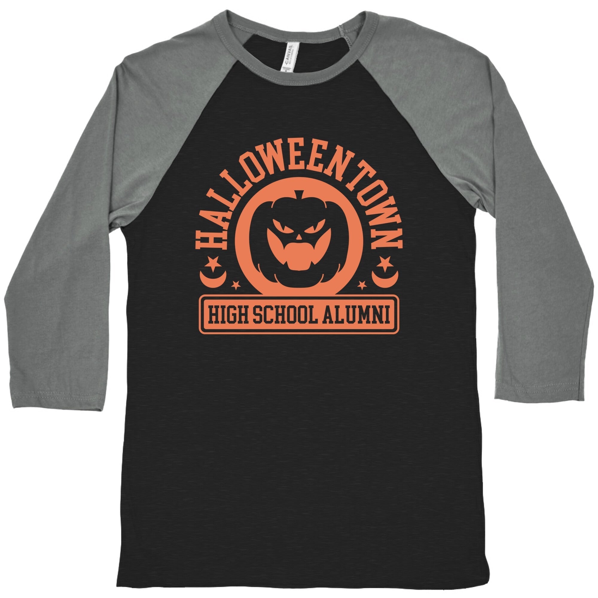 Halloween Town High School Alumni Baseball Tee Hoodie, Sweatshirt | PureTeeCo.com (Image 3)