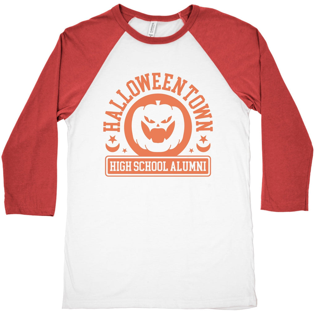Halloween Town High School Alumni Baseball Tee Hoodie, Sweatshirt | PureTeeCo.com (Image 2)