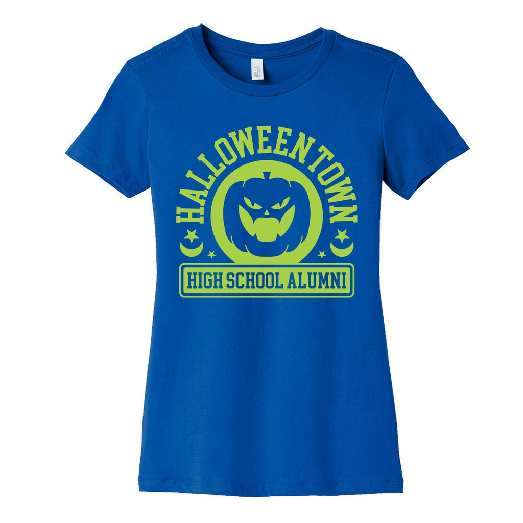 Halloween Town High School Alumni Womens Cotton Tee Style001 Hoodie, Sweatshirt | PureTeeCo.com (Image 2)