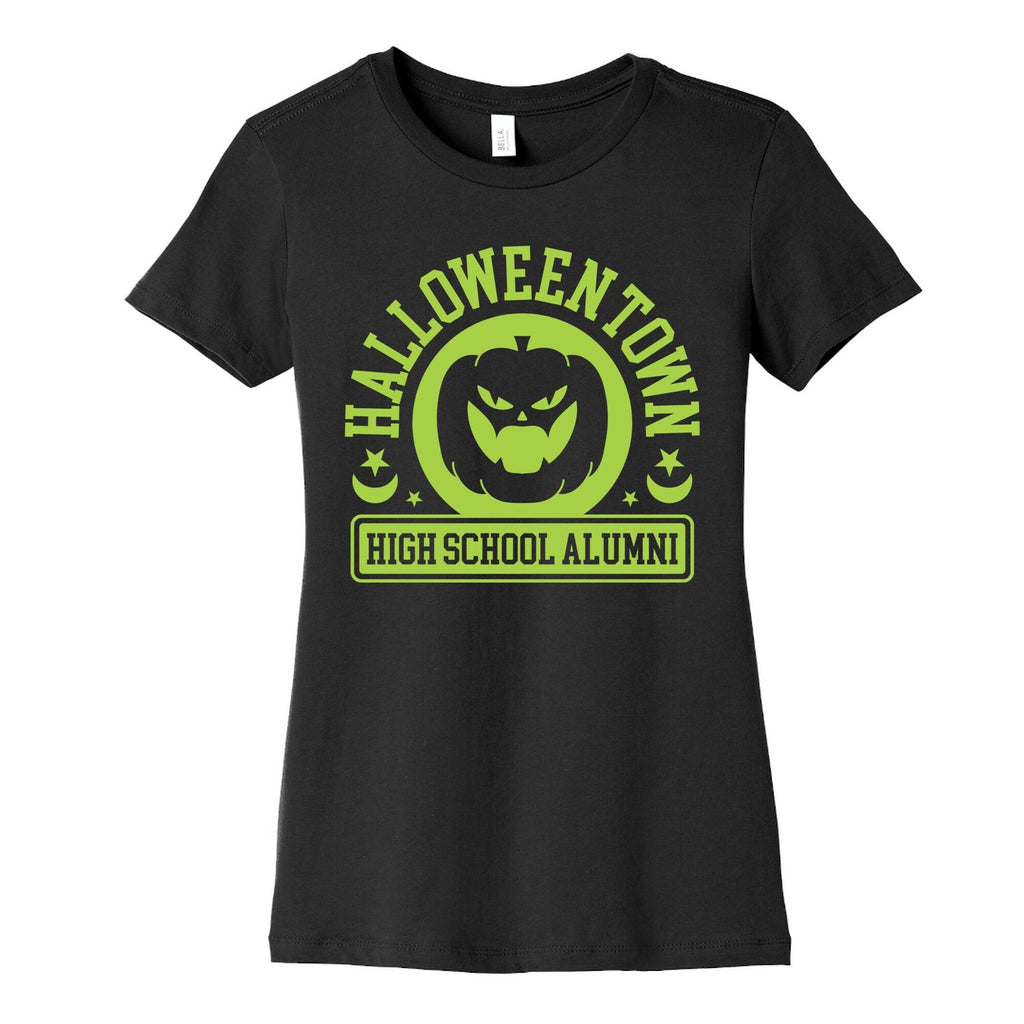 Halloween Town High School Alumni Womens Cotton Tee Style001 Hoodie, Sweatshirt | PureTeeCo.com (Image 3)
