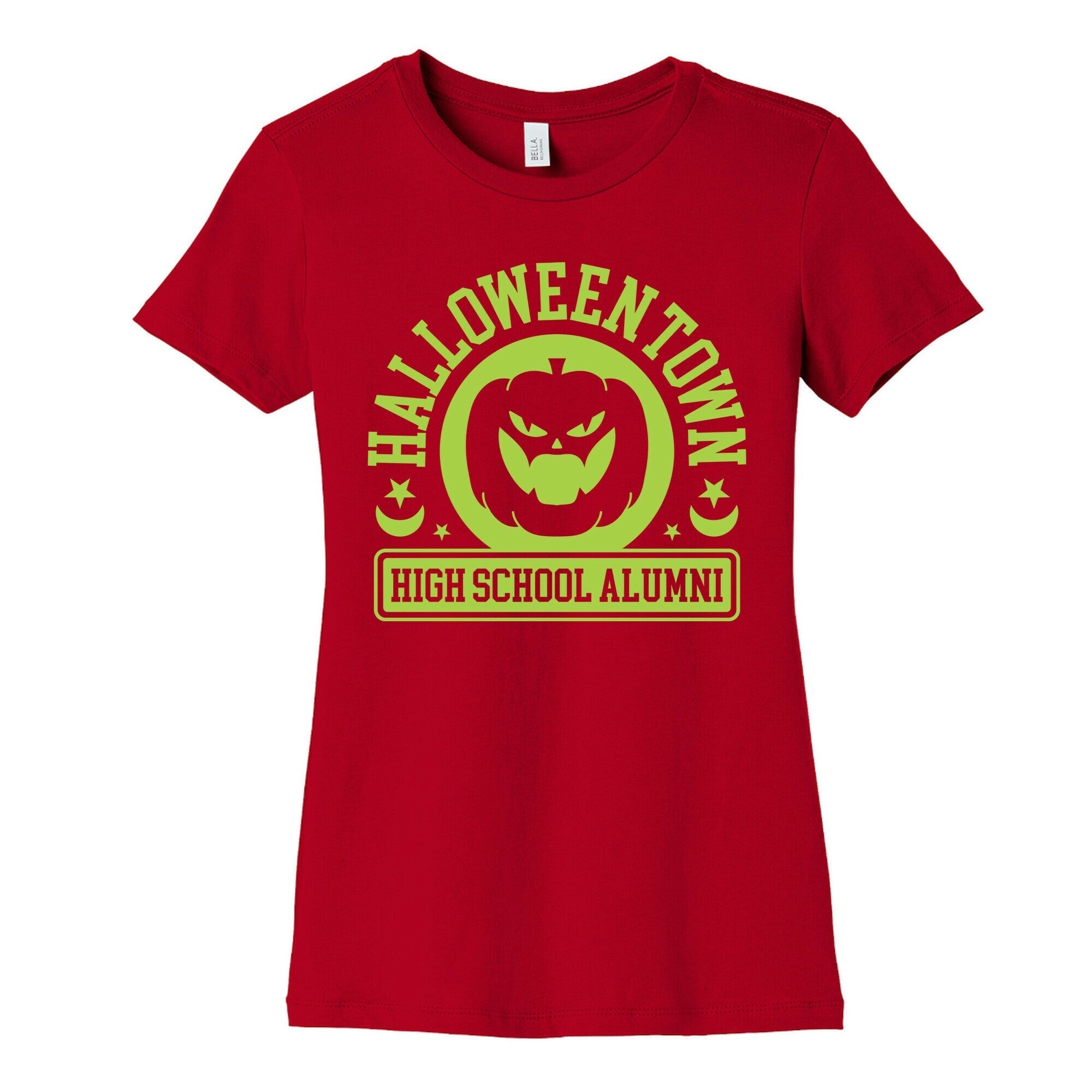 Halloween Town High School Alumni Womens Cotton Tee Style001 Hoodie, Sweatshirt | PureTeeCo.com (Image 4)