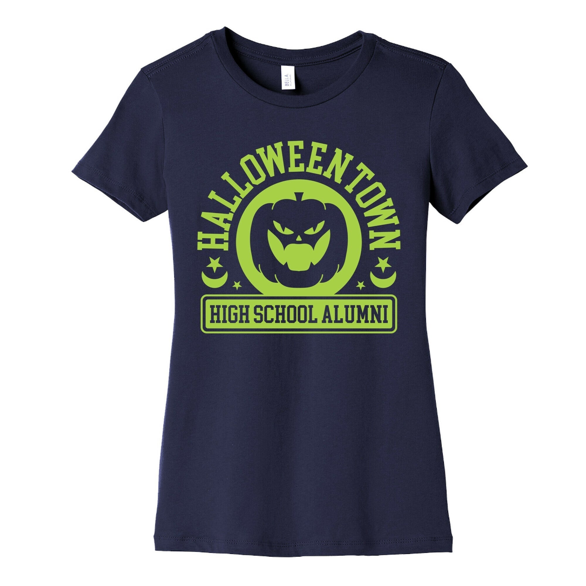 Halloween Town High School Alumni Womens Cotton Tee Style001 Hoodie, Sweatshirt | PureTeeCo.com (Image 5)