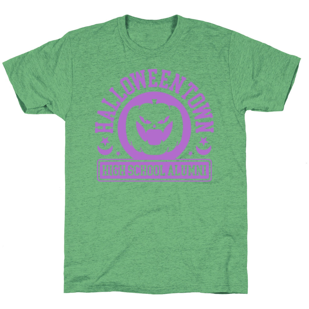Halloween Town High School Alumni Unisex Triblend Tee Style002 Hoodie, Sweatshirt | PureTeeCo.com (Image 1)