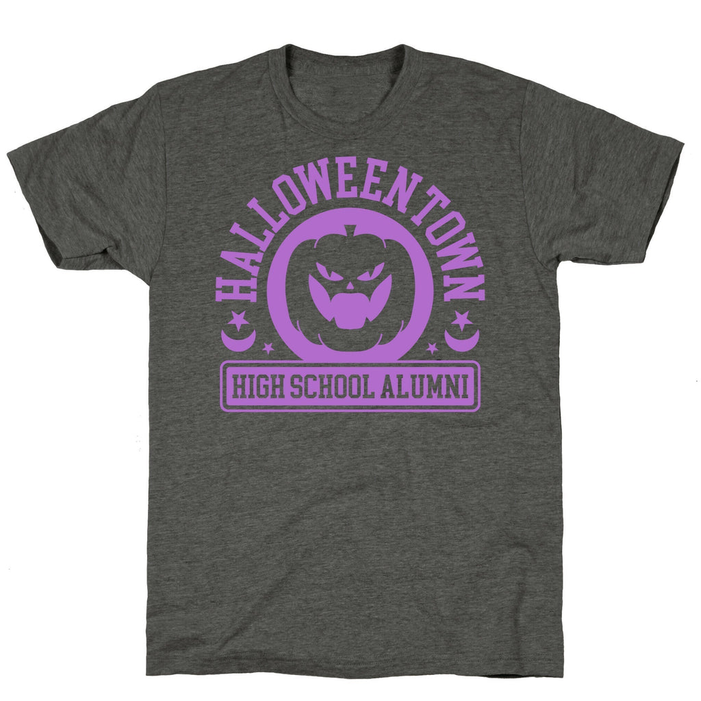 Halloween Town High School Alumni Unisex Triblend Tee Style002 Hoodie, Sweatshirt | PureTeeCo.com (Image 3)