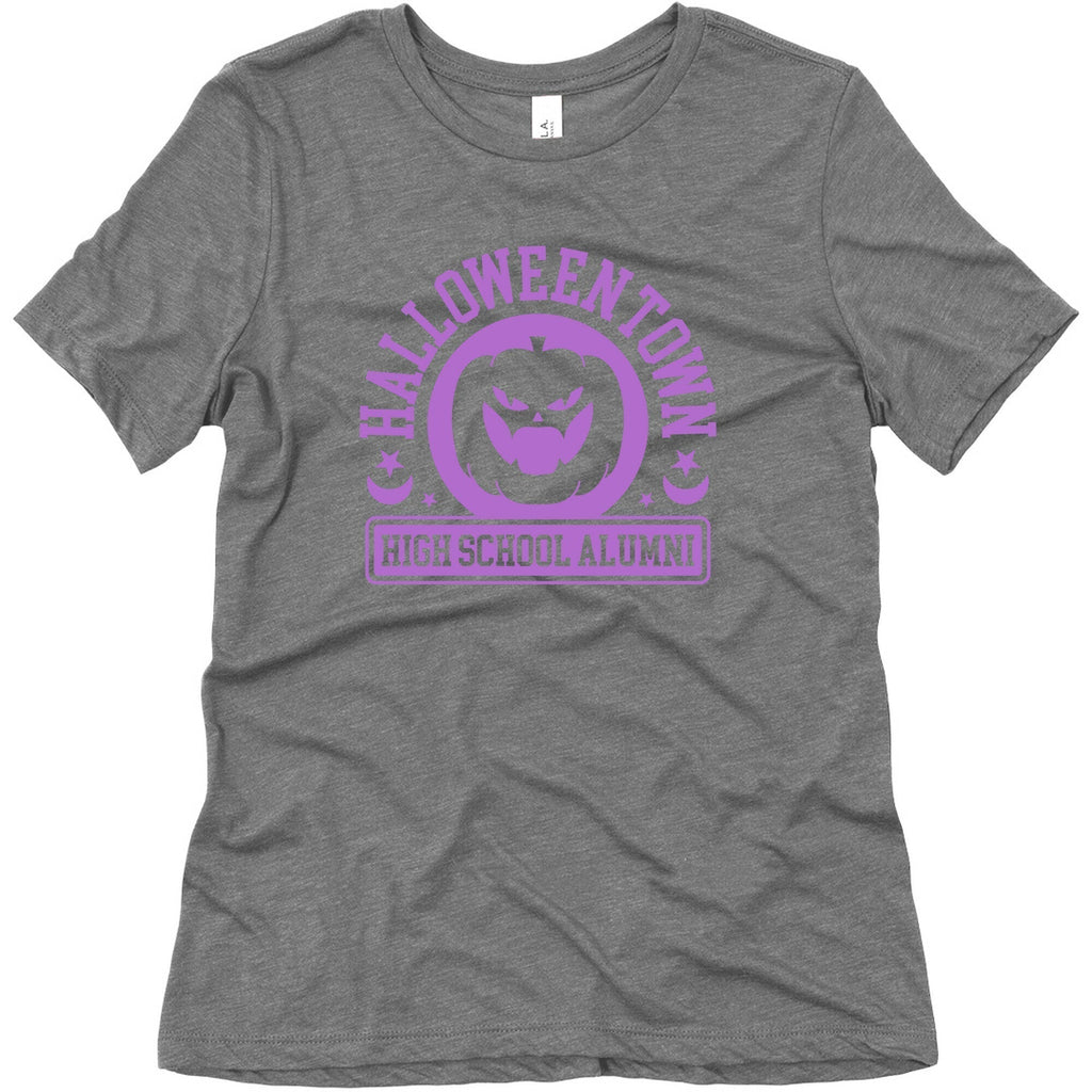 Halloween Town High School Alumni Womens Triblend Tee Style002 Hoodie, Sweatshirt | PureTeeCo.com (Image 4)