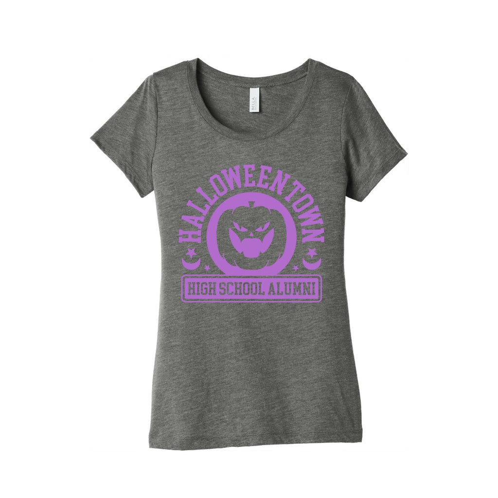 Halloween Town High School Alumni Womens Triblend Tee Style002 Hoodie, Sweatshirt | PureTeeCo.com (Image 2)