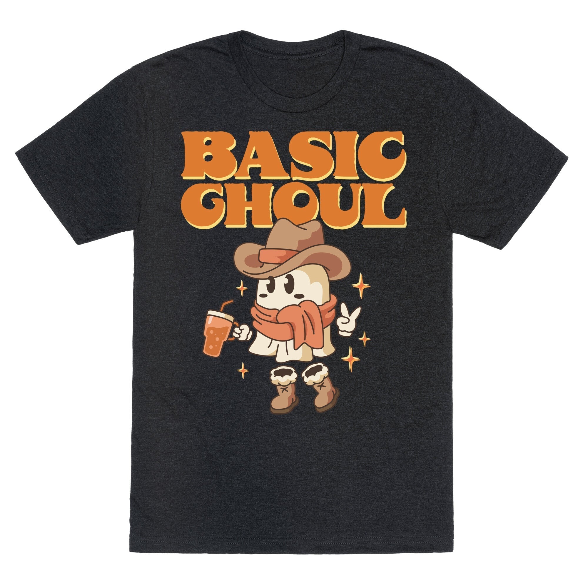 Basic Ghoul Unisex Triblend Tee Hoodie, Sweatshirt | PureTeeCo.com (Image 2)