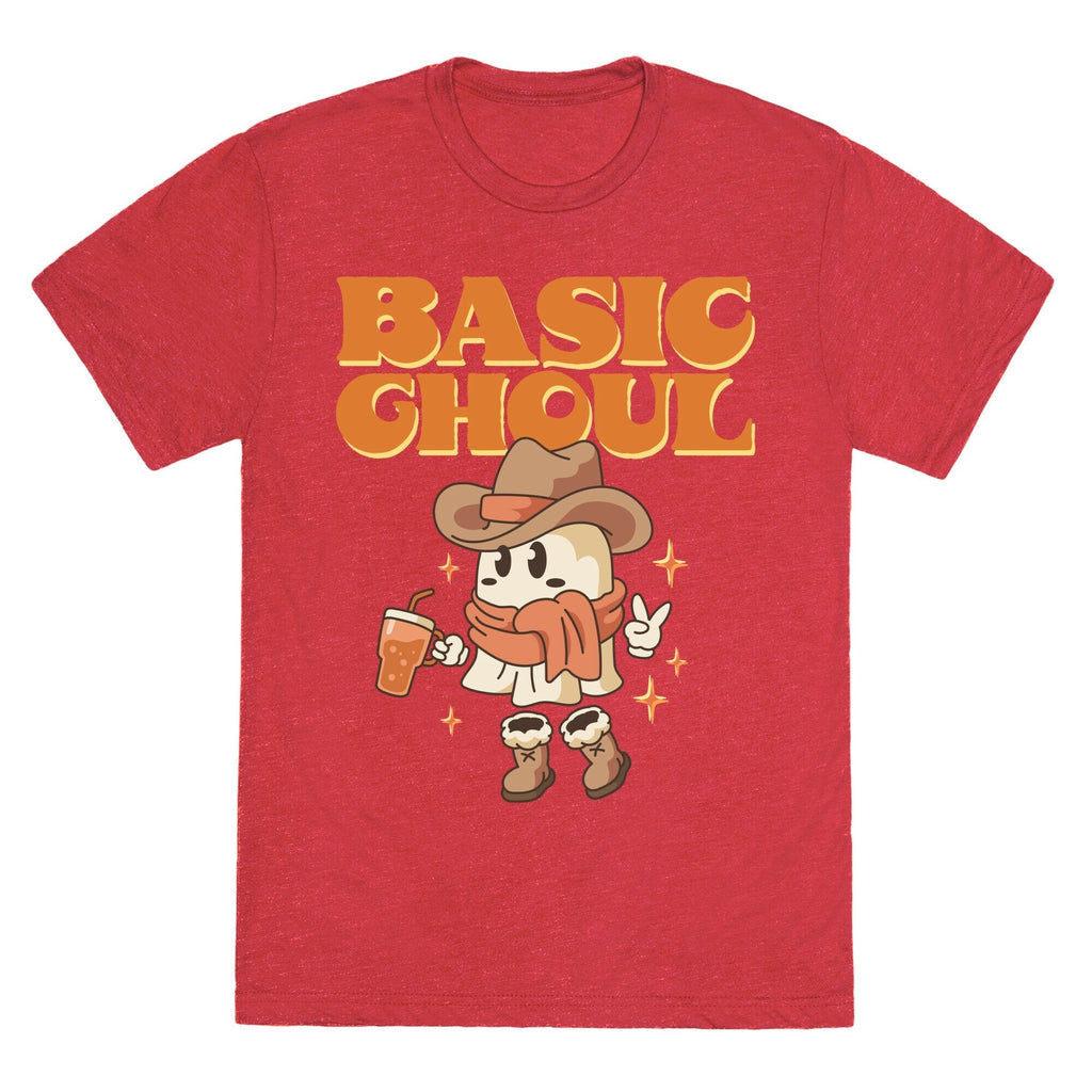 Basic Ghoul Unisex Triblend Tee Hoodie, Sweatshirt | PureTeeCo.com (Image 4)