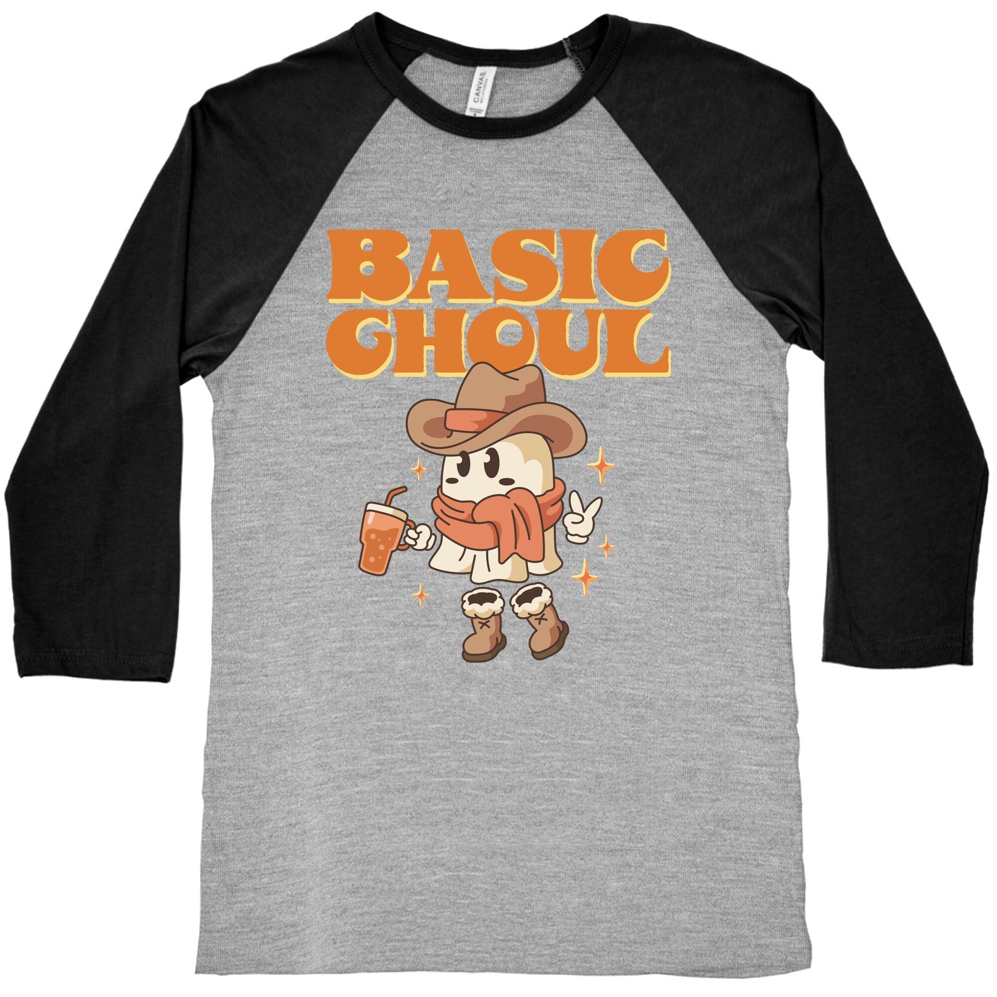 Basic Ghoul Baseball Tee Hoodie, Sweatshirt | PureTeeCo.com (Image 4)